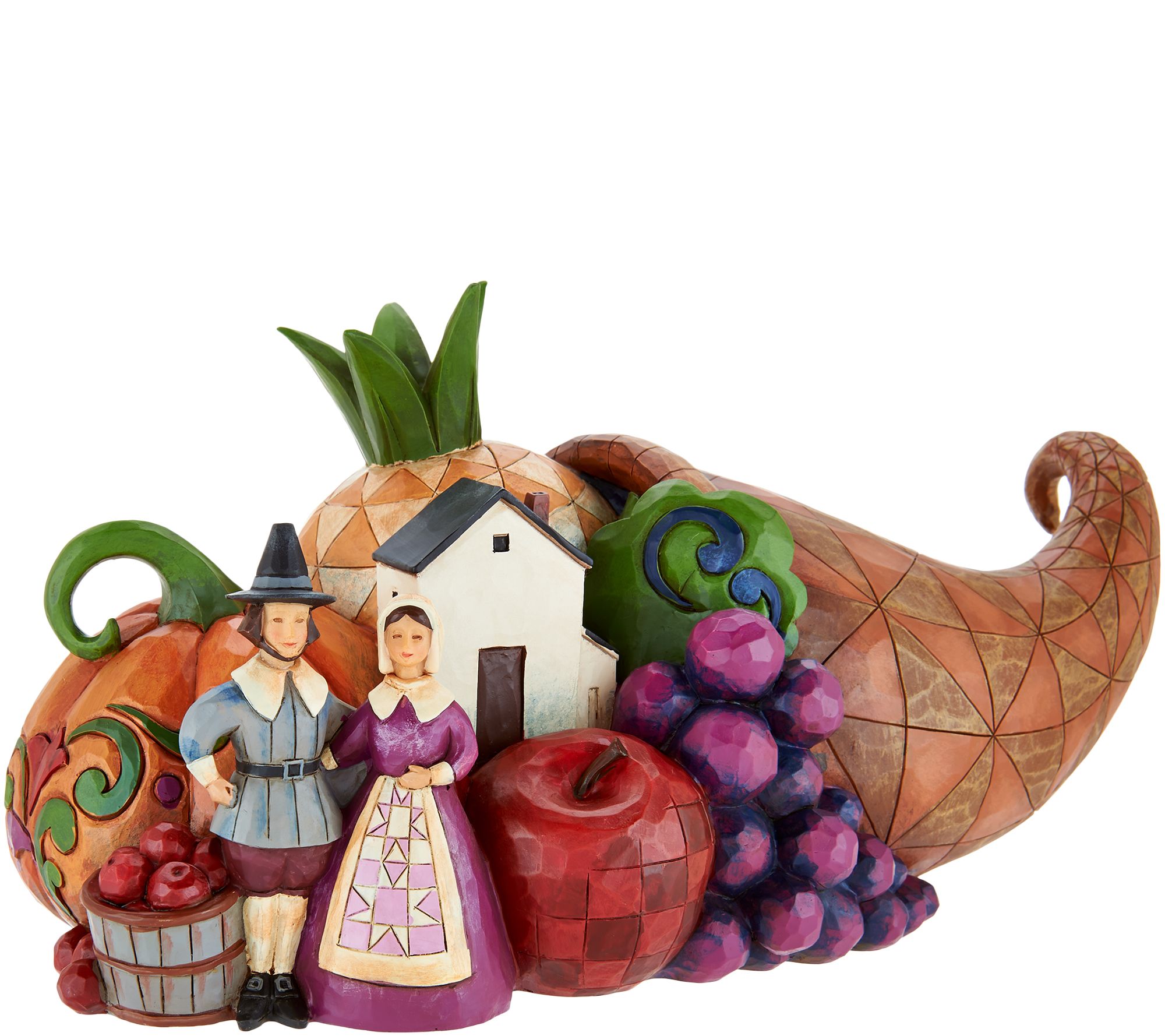 jim shore harvest cornucopia