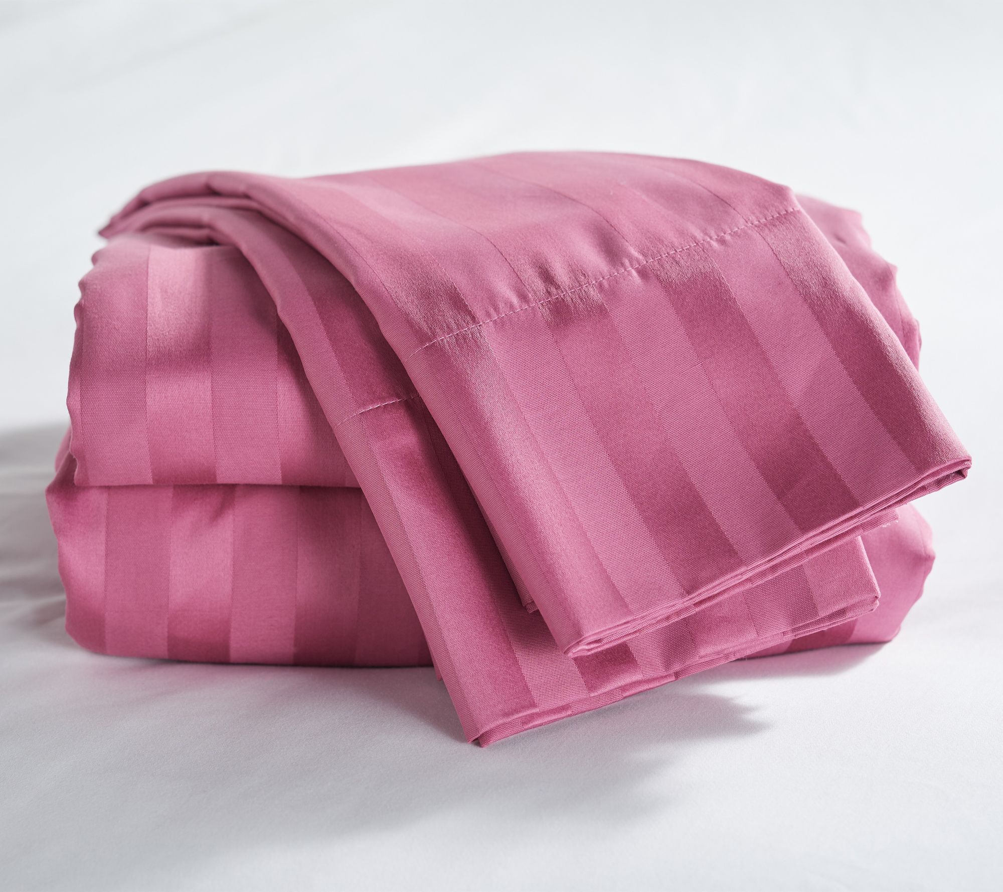 Northern Nights 500TC 100 Cotton Damask Stripe Sheet Set