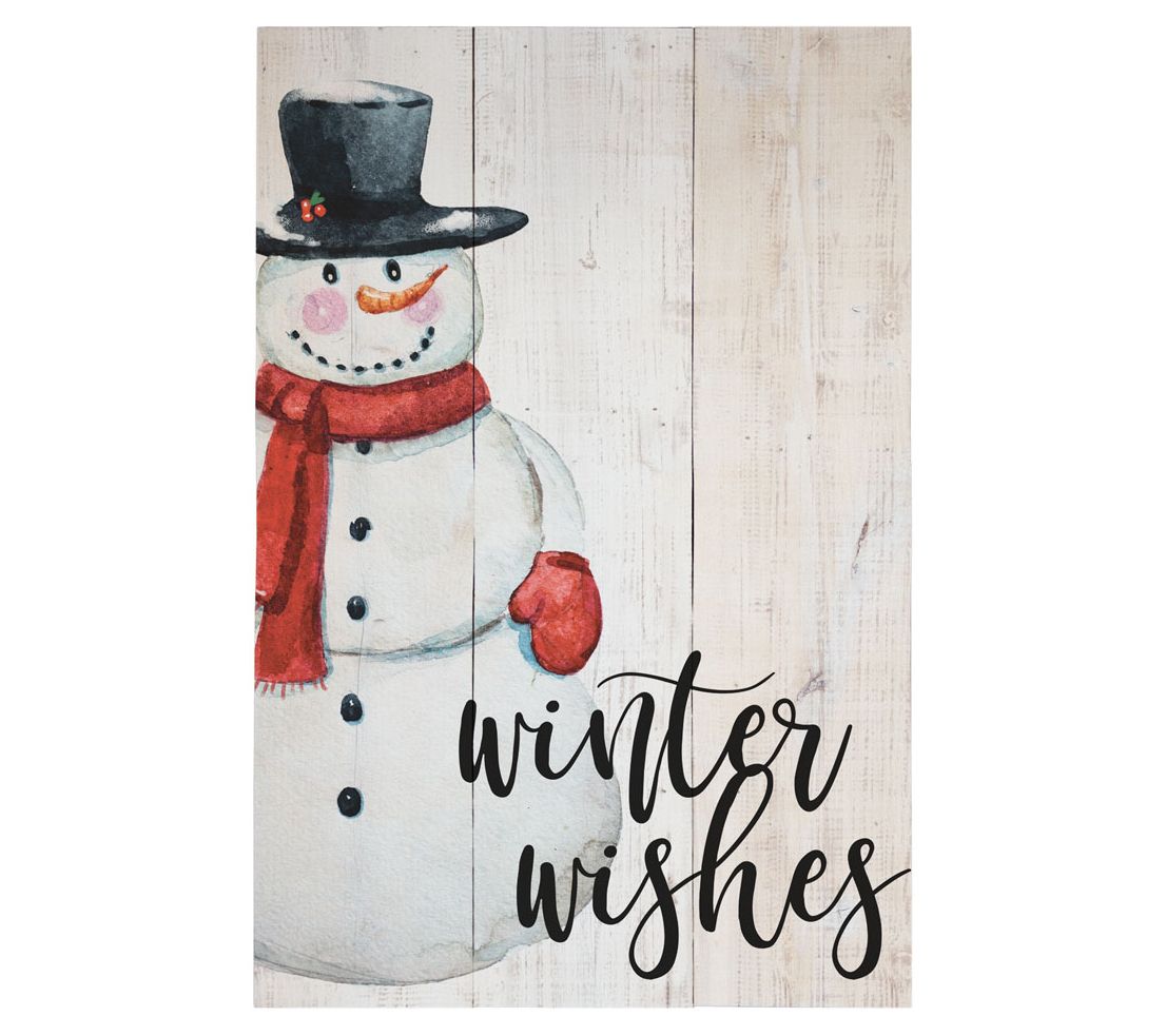 Winter Wishes Rustic Pallet By Sincere Surround ings