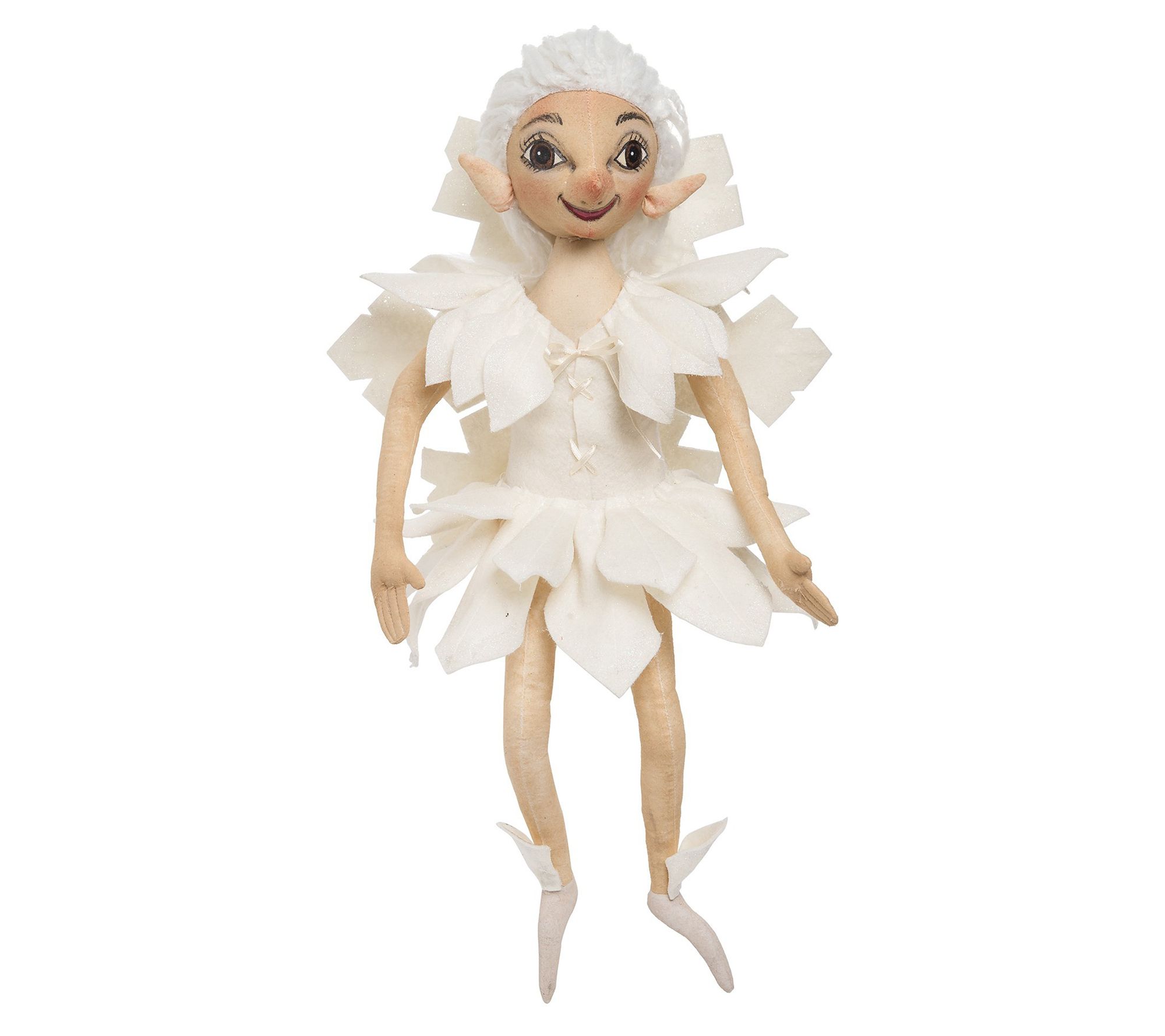 Gallerie II Fae Snowflake Fairy  Gathered Traditions Art Doll