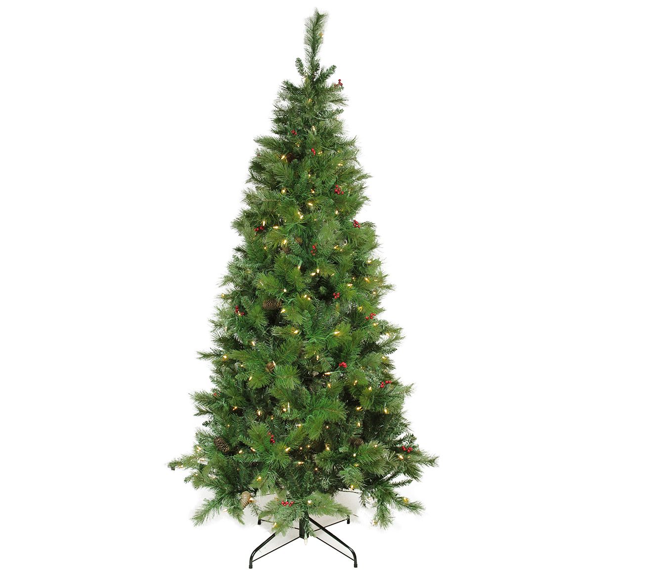 Northlight 7' Slim Mount Beacon Pine Tree - Muli LED Lights