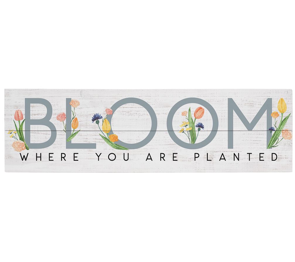 Sincere Surroundings 24" Bloom Tulips, Pallet Board