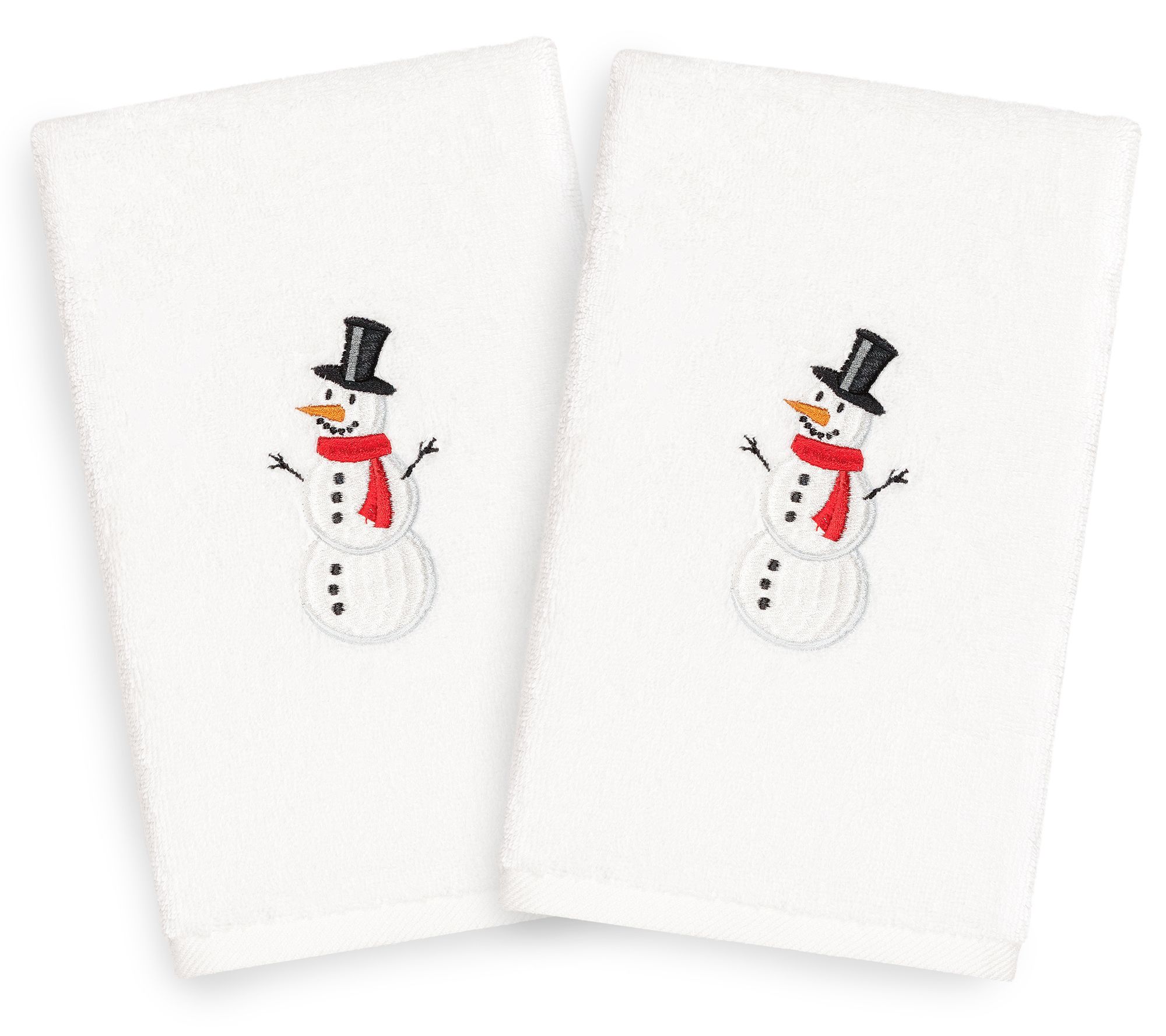 Linum Home Textiles Snowman 2-Piece Hand Towels