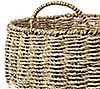 Honey-Can-Do Set Of 3 Round Nesting Seagrass 2-Color Baskets, 2 of 5