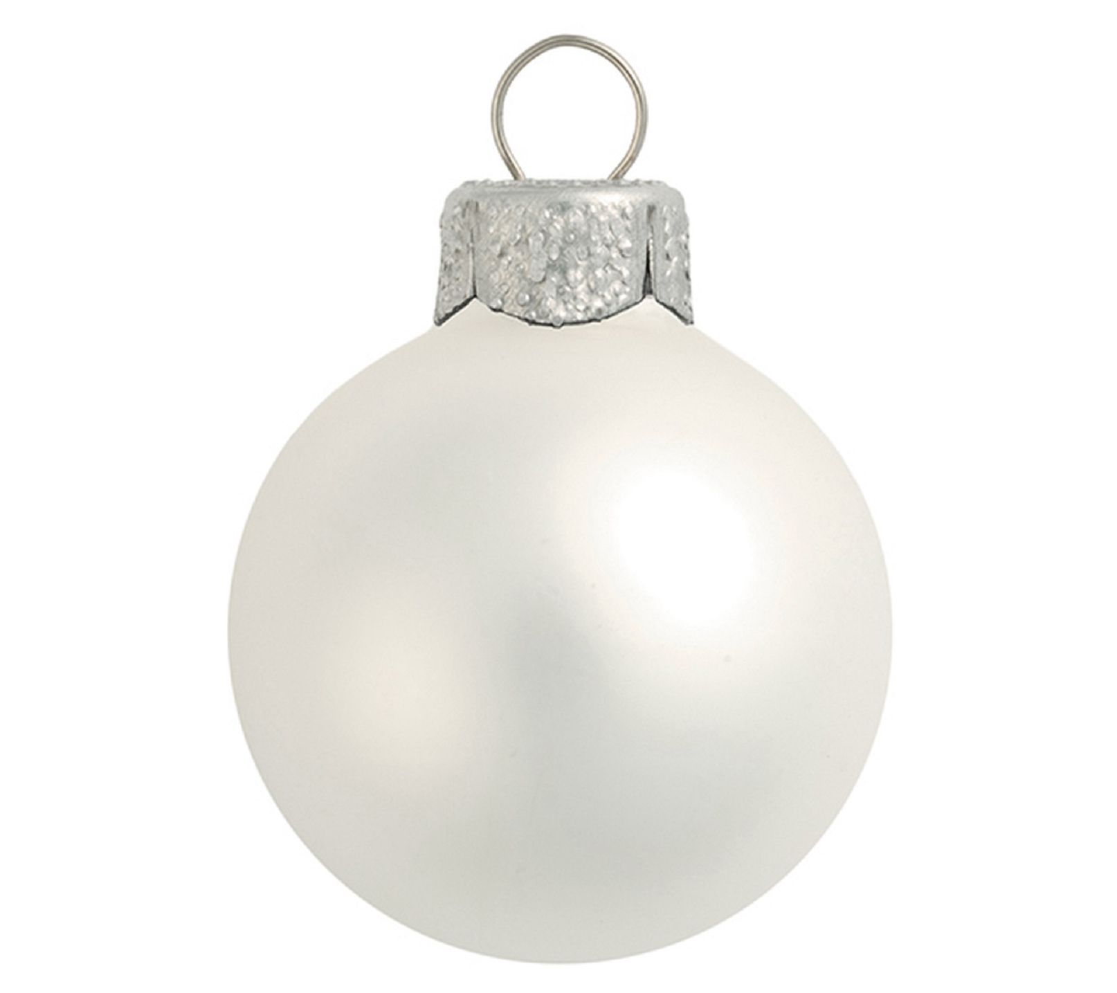 Whitehurst 2-Piece 6" Glass Ornament, Frost Finish