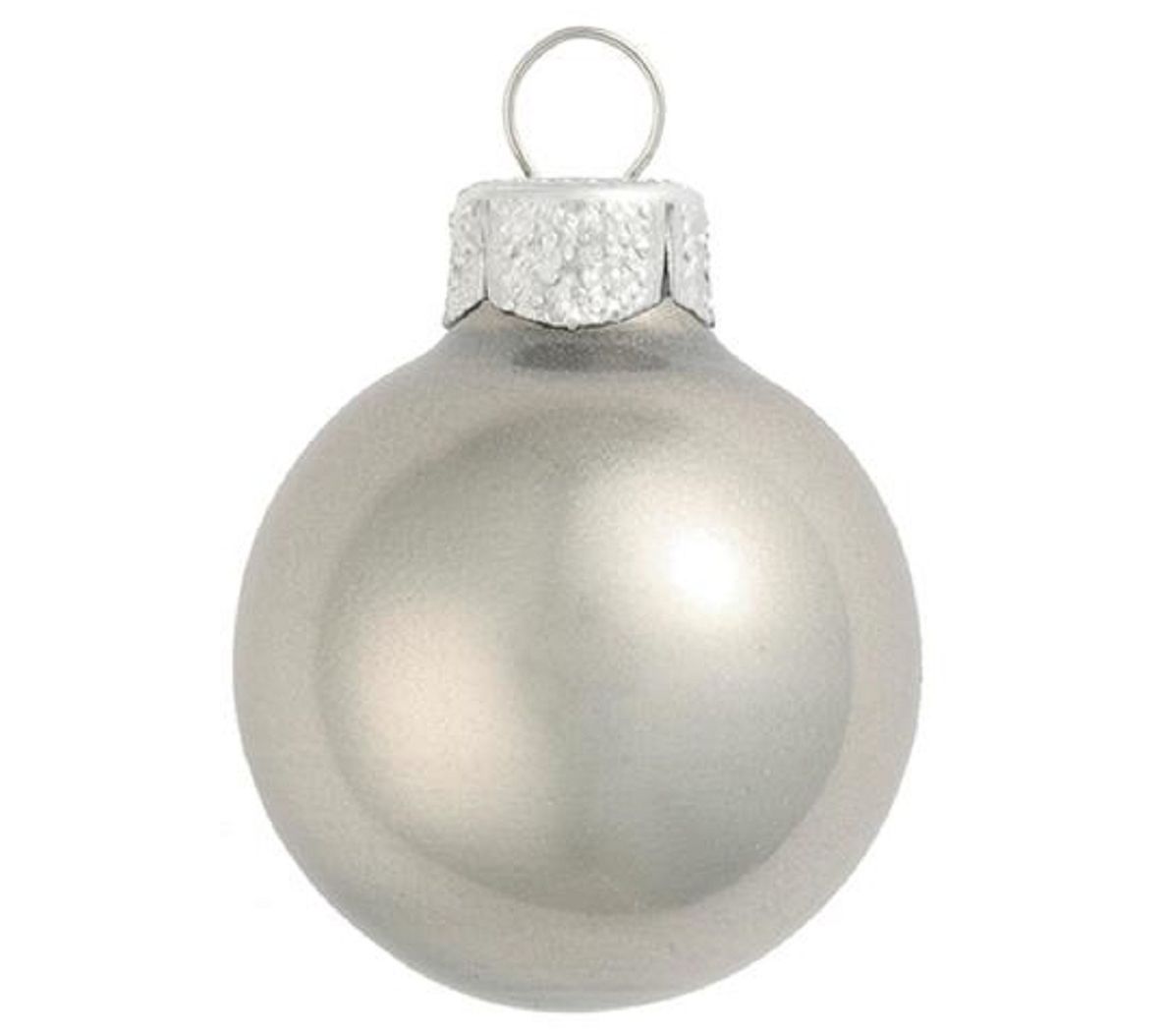 Whitehurst 12-Piece 2.75" Glass Ornaments withhiny Finish