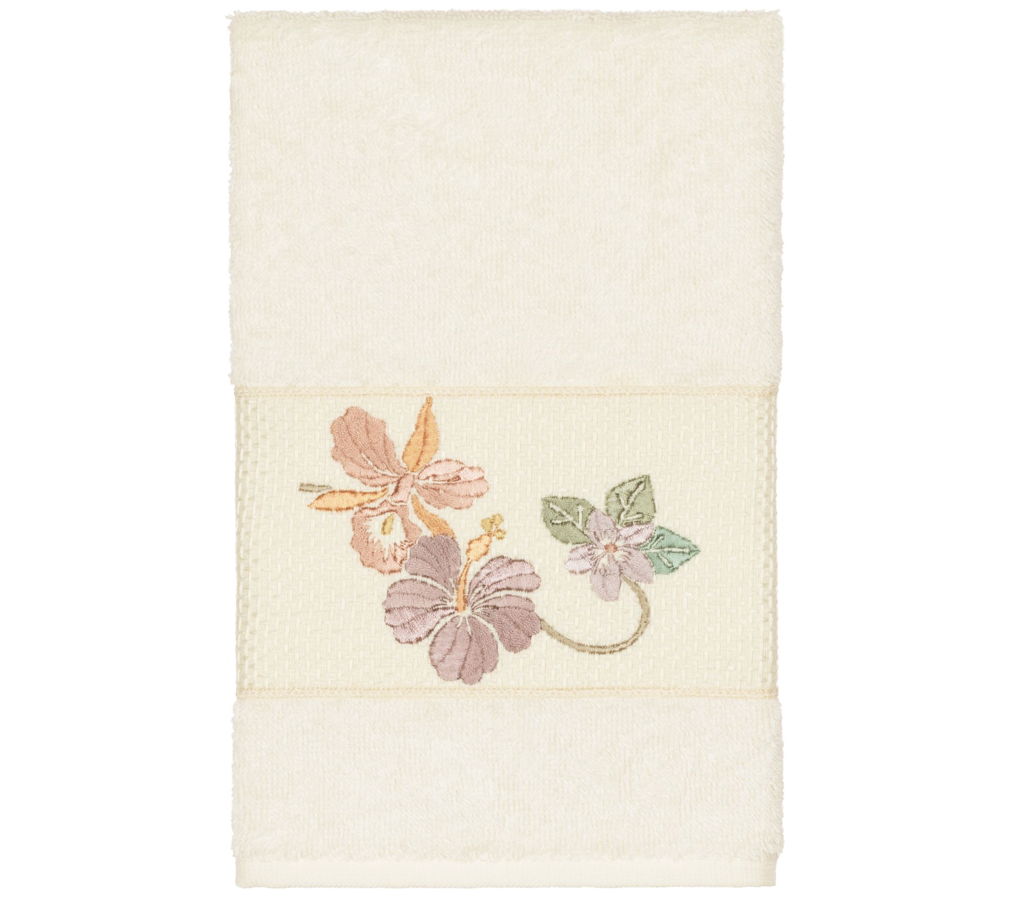 Linum Home Textiles Caroline Embellished Hand Towel