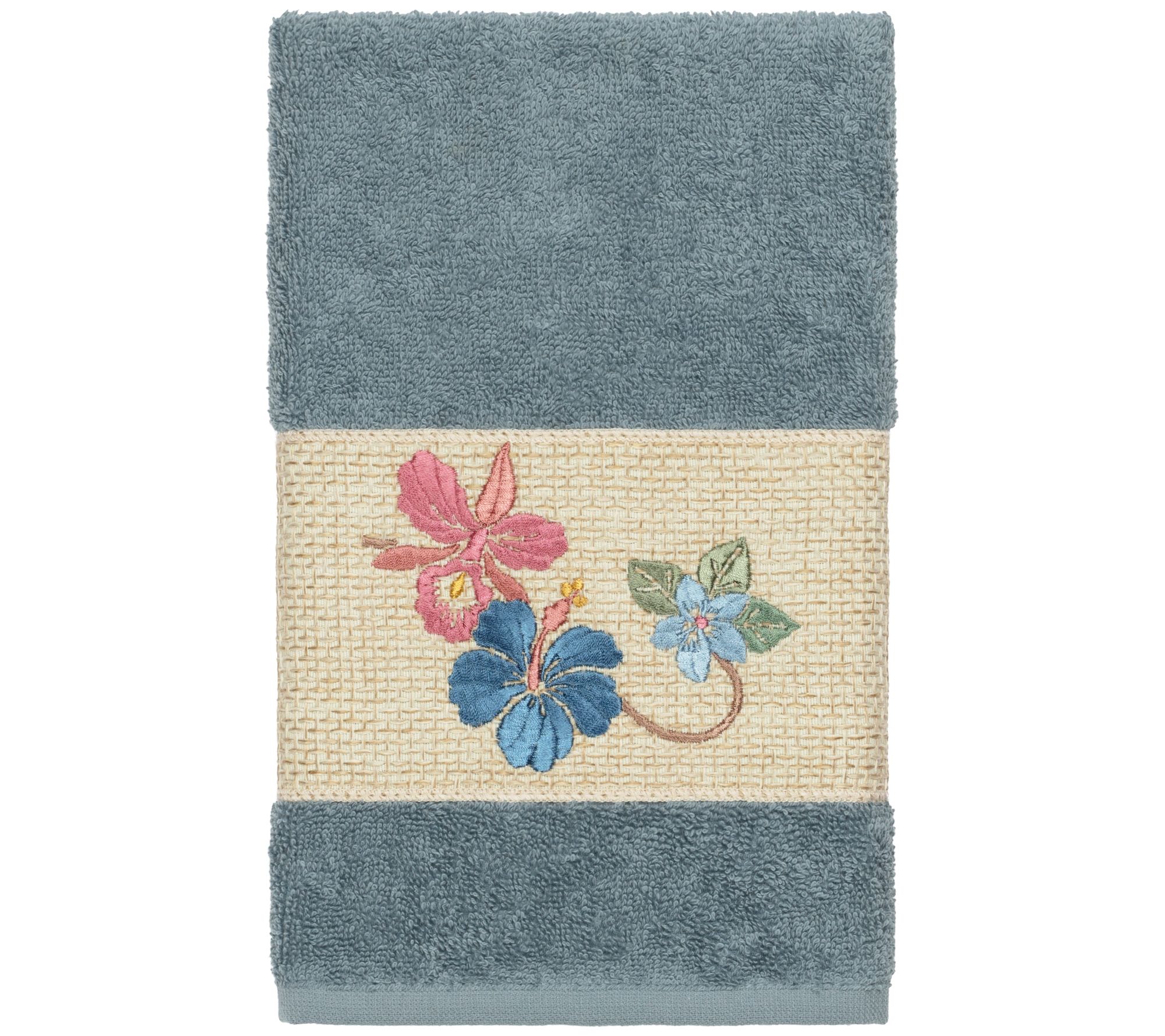 Linum Home Textiles Caroline Embellished Hand Towel