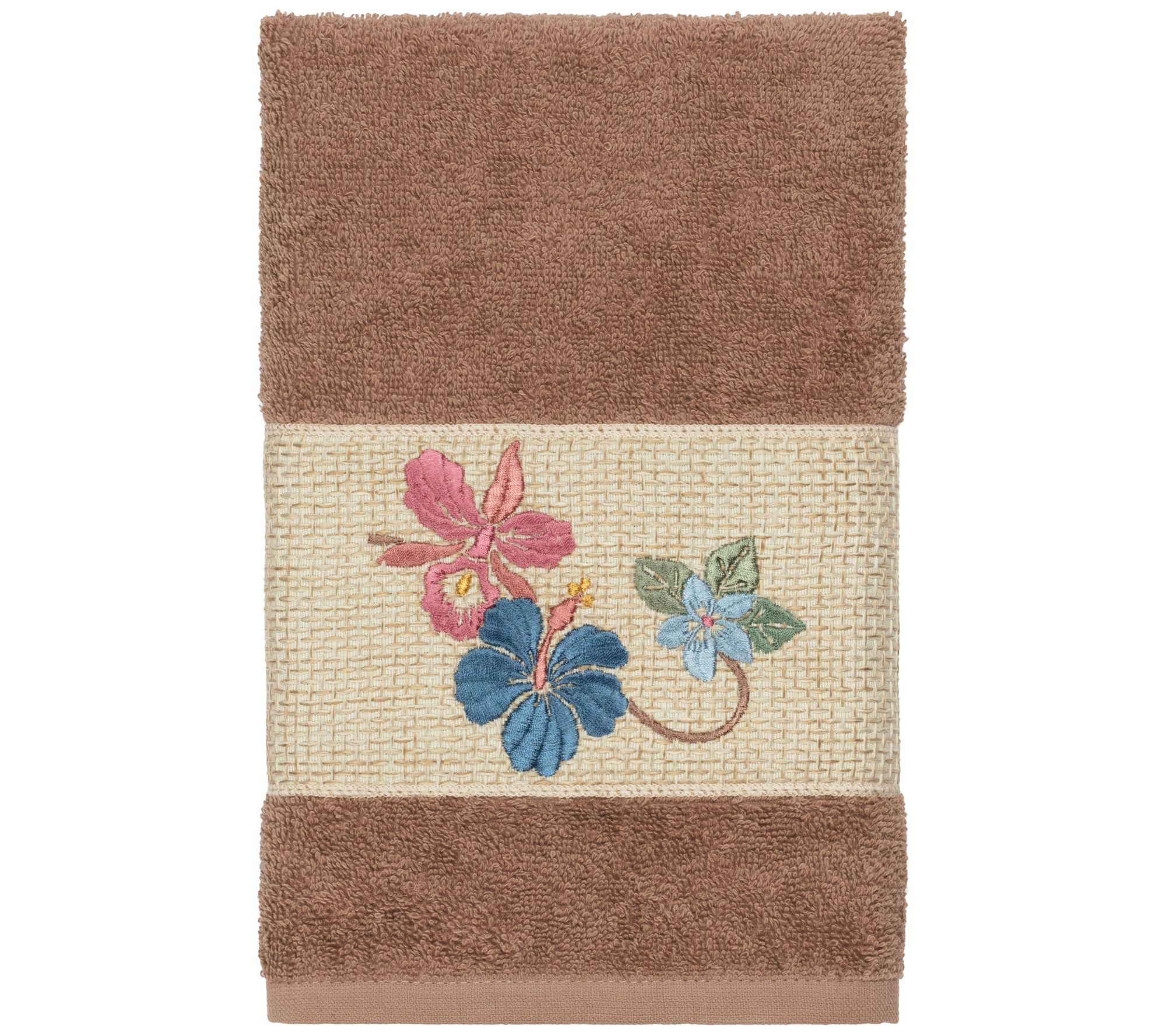 Linum Home Textiles Caroline Embellished Hand Towel