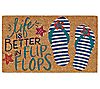 Design Imports Flip Flop Life Doormat