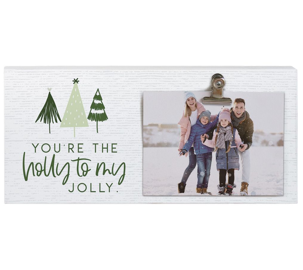 Sincere Surroundings 12" Holly To My Jolly Pict ure Clip