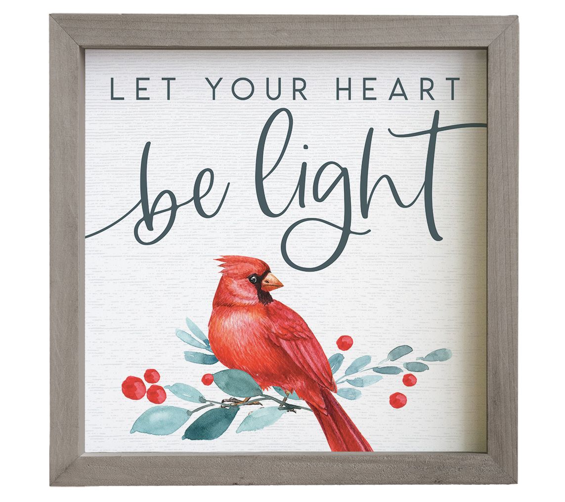 Sincere Surroundings 10" Be Light Cardinal Rust ic Frame