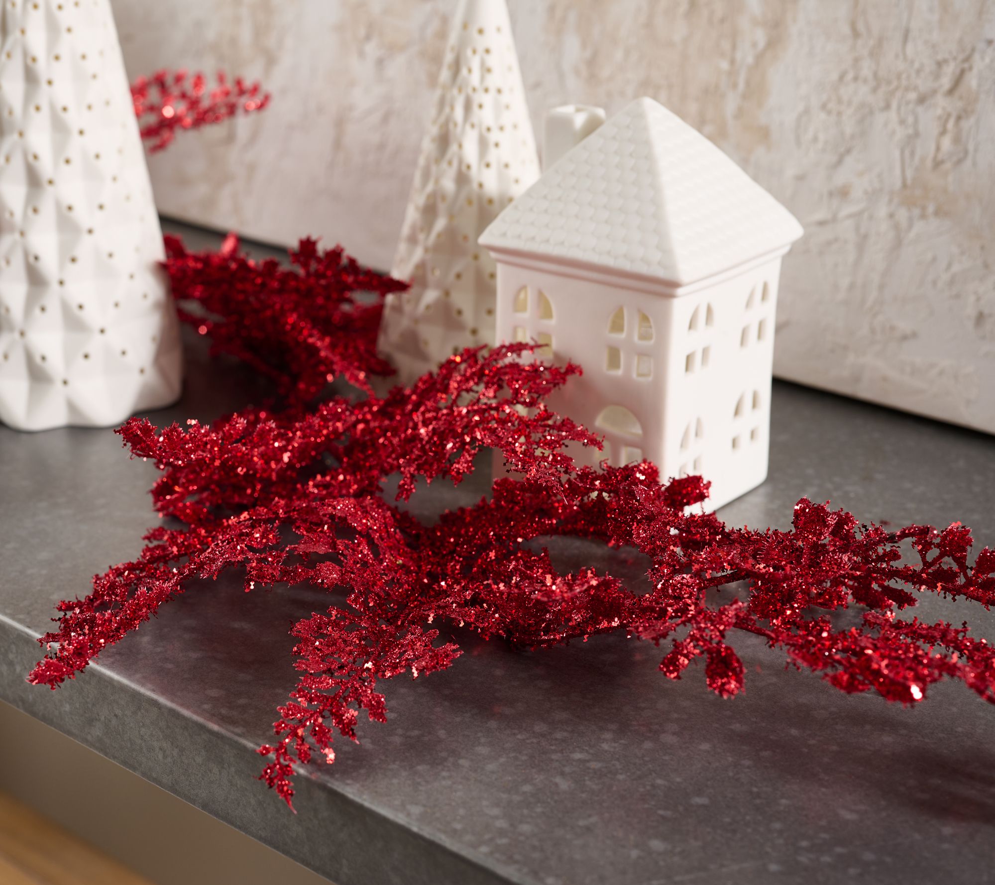 4' Glistening Maiden Hair Fern Garland by Valerie