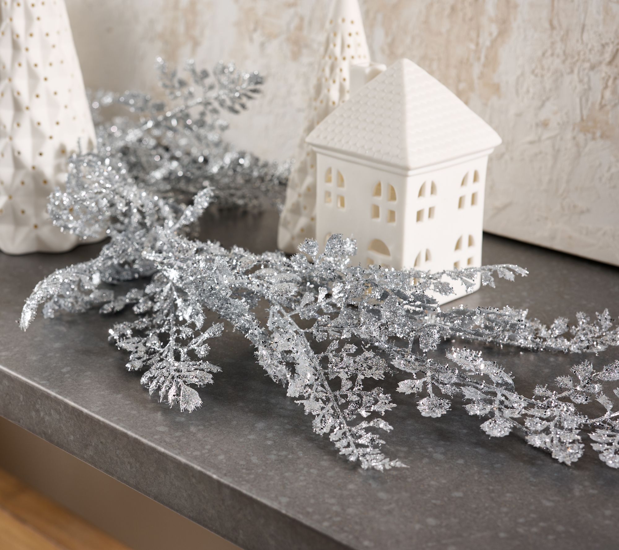 4' Glistening Maiden Hair Fern Garland by Valerie