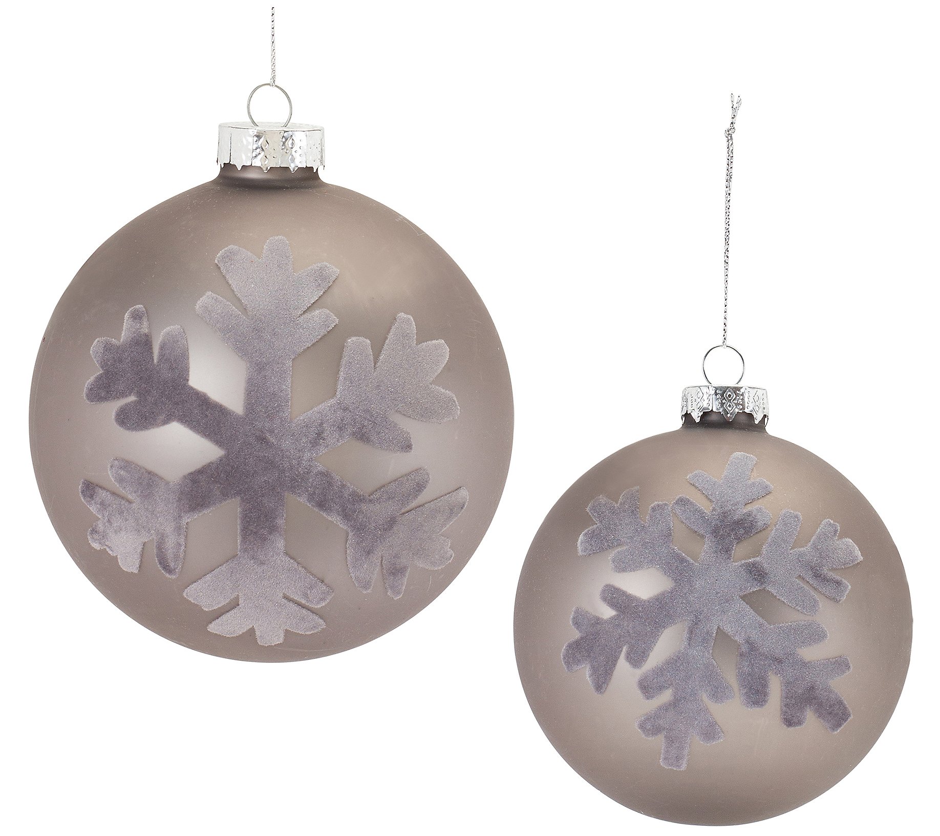 Melrose Ball Ornament Snowflake (Set of 6)