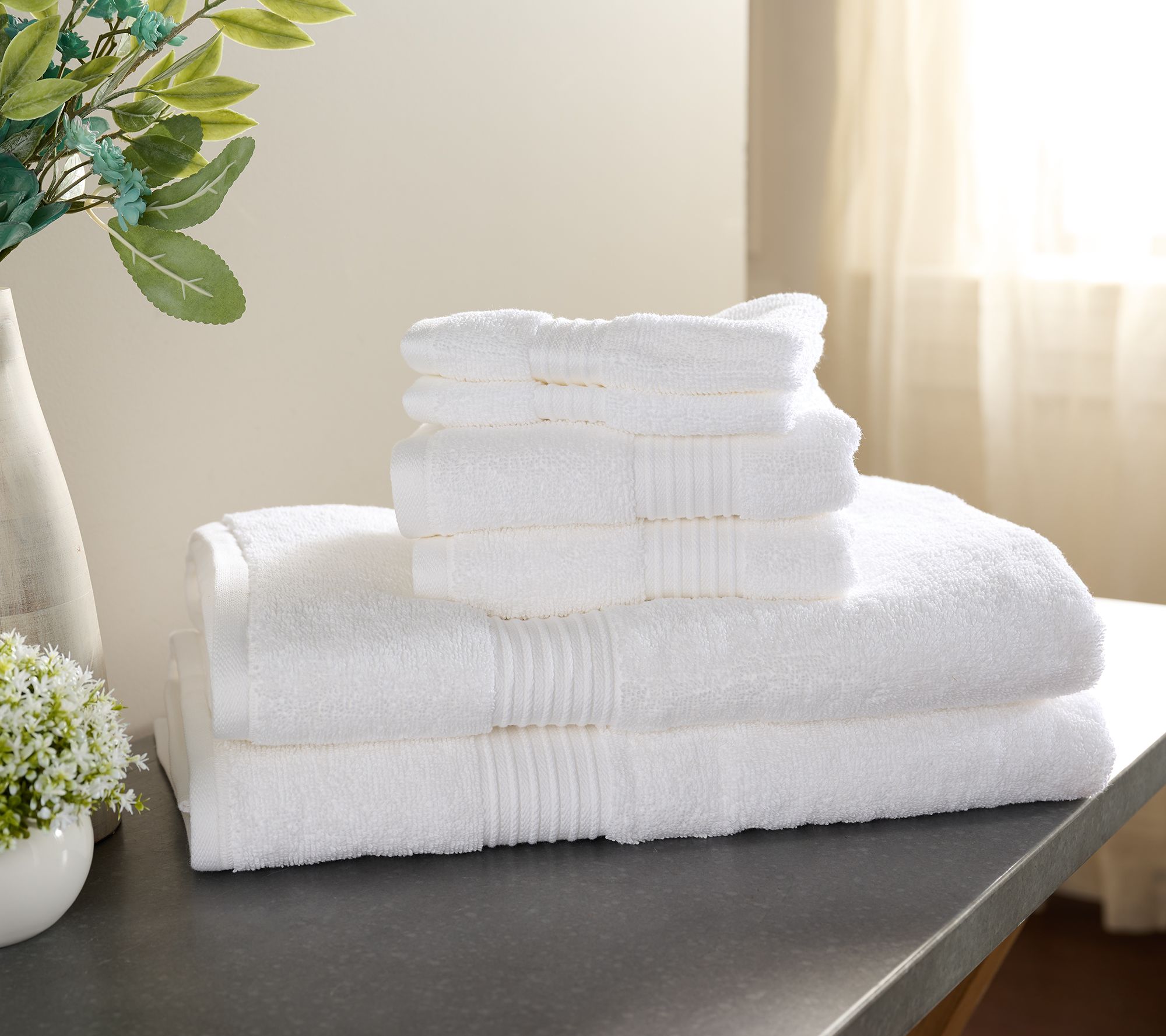 "As Is" Northern Nights Micro Cotton 6-Piece Towel Set