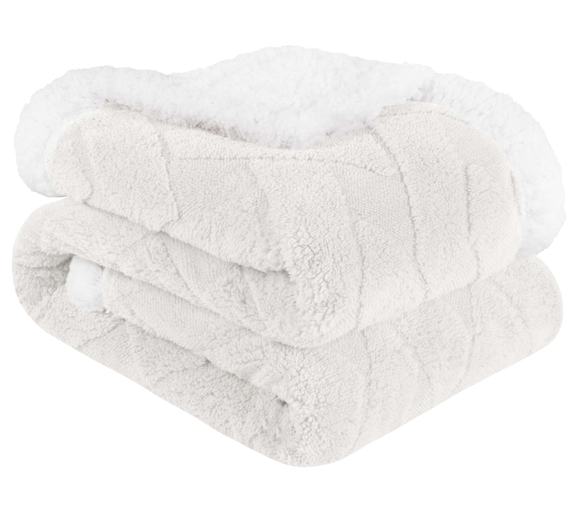 Superior Reversible Jacquard Fleece Blanket -Throw