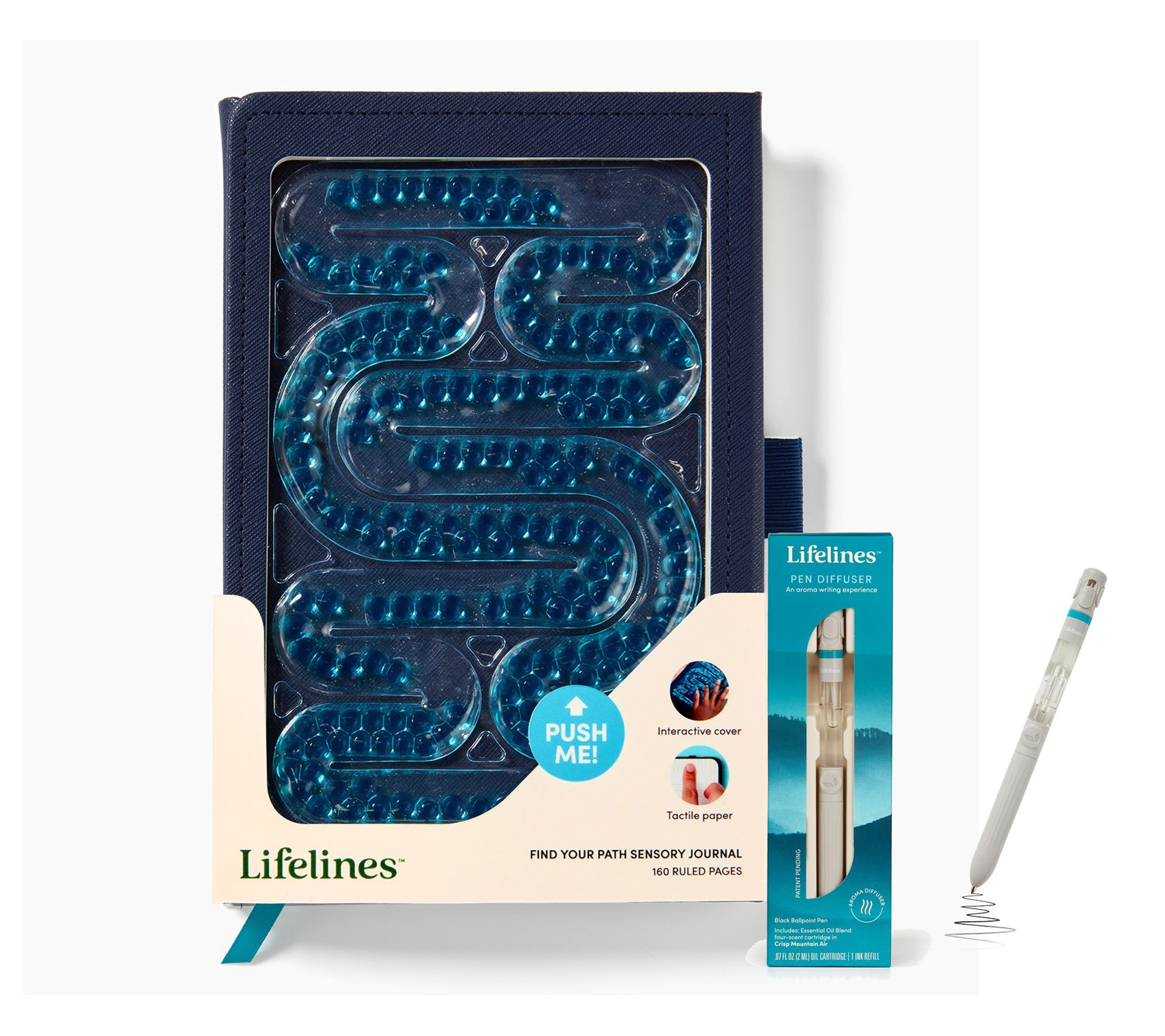 Lifelines "Find Your Path" Sensory Journal andPen Bundle