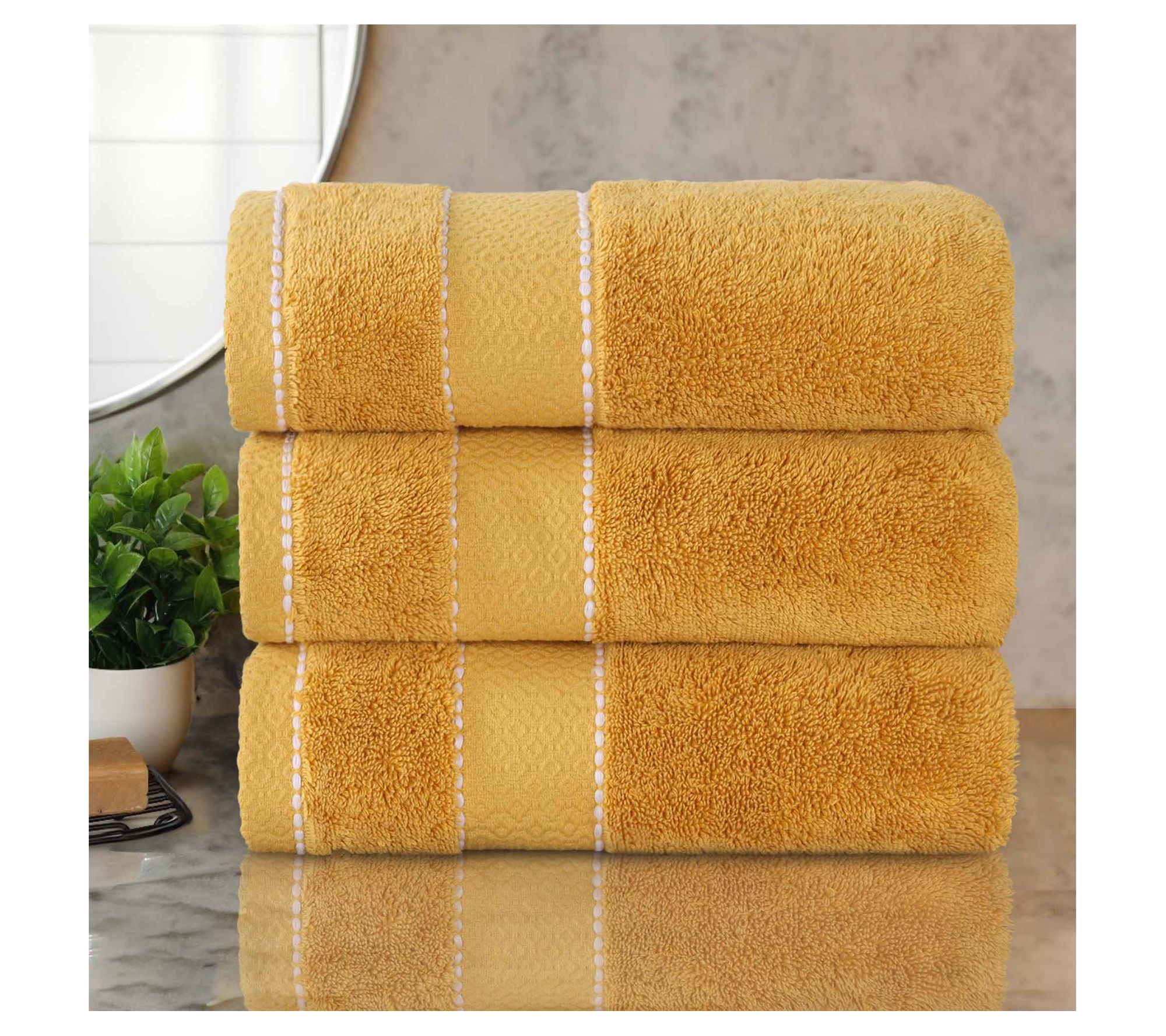 Superior Niles Egyptian Giza Cotton Ultra-Plush3PC Bath Towel