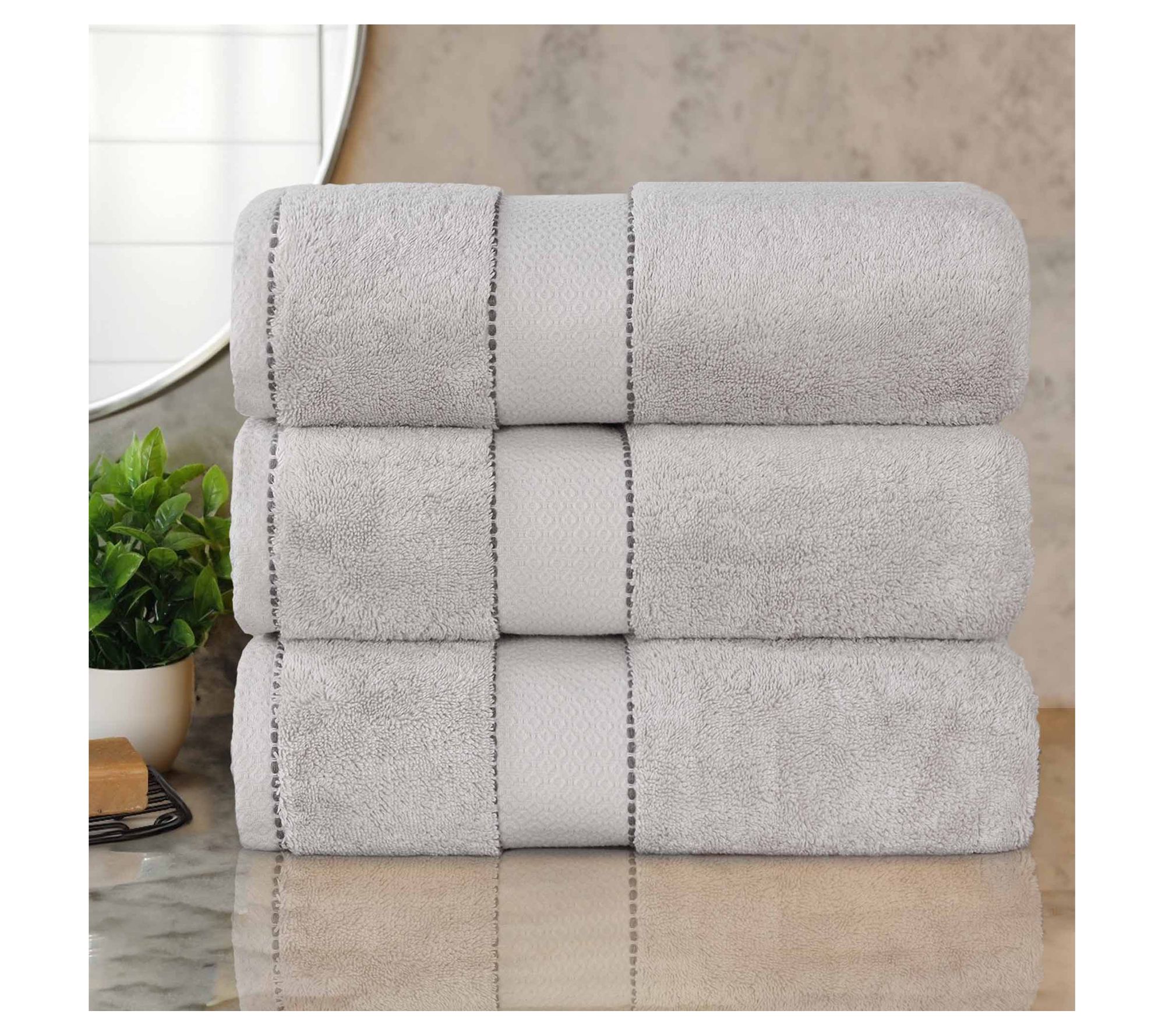 Superior Niles Egyptian Giza Cotton Ultra-Plush3PC Bath Towel