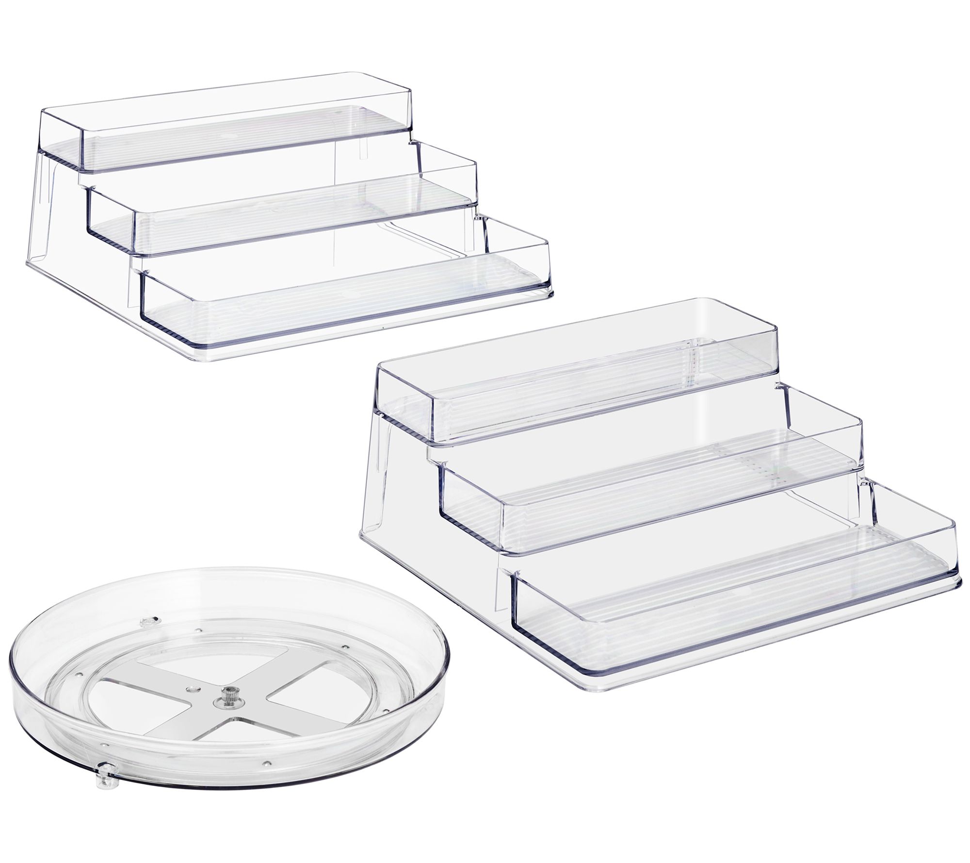 Sorbus 2 Pack 3-Tier Spices Organizer and Lazyusan