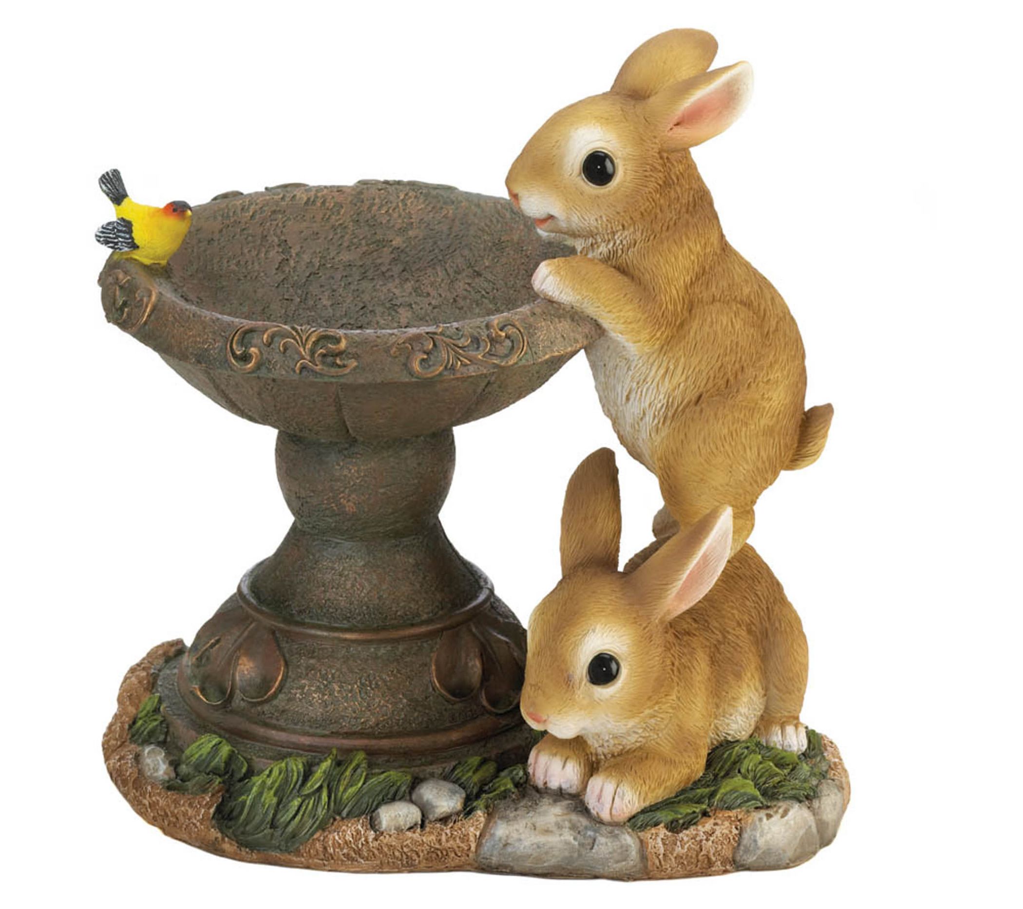 Zingz & Thingz Playful Bunnies Bird Feeder