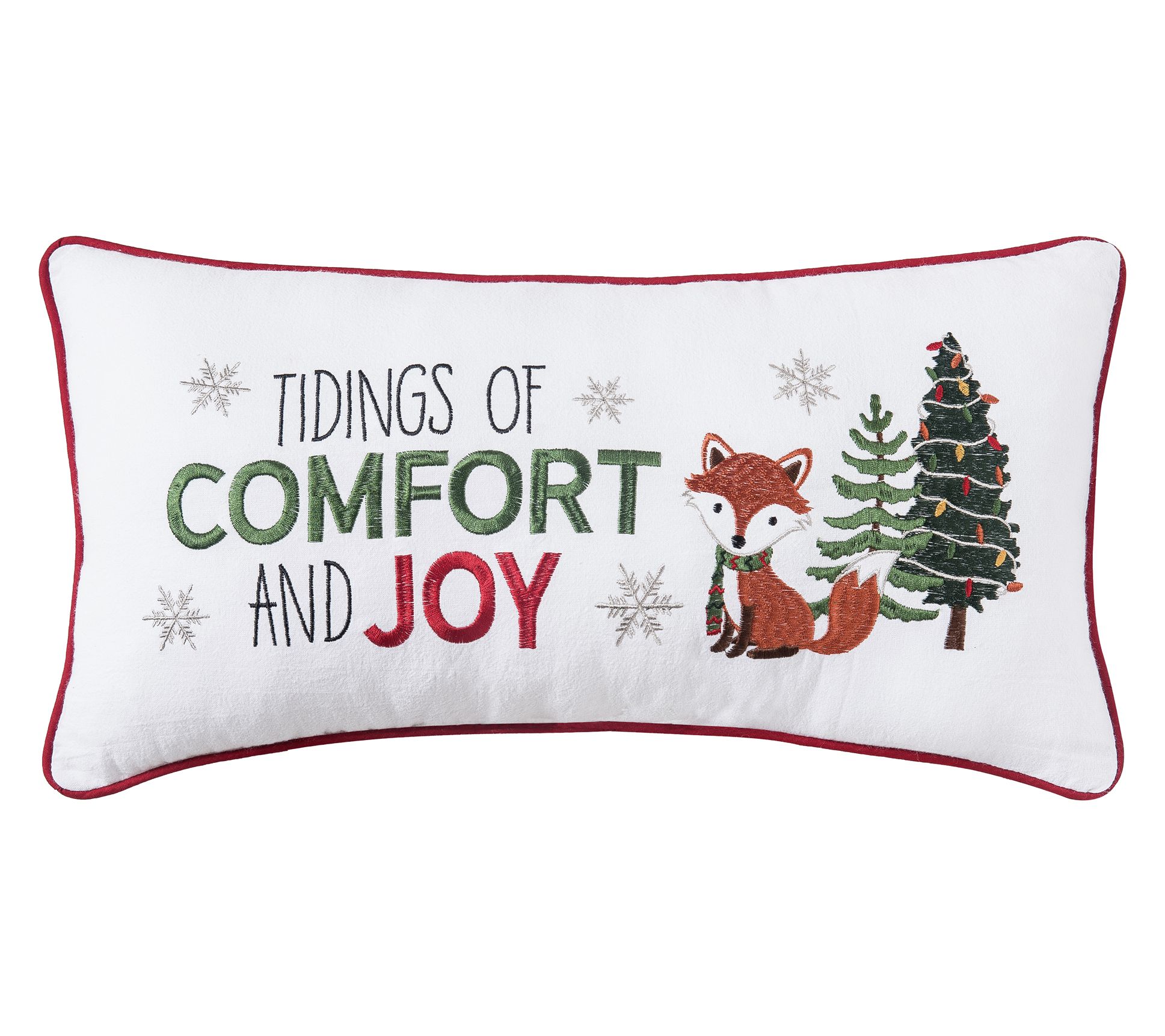 Comfort & Joy Fox Pillow by Valerie