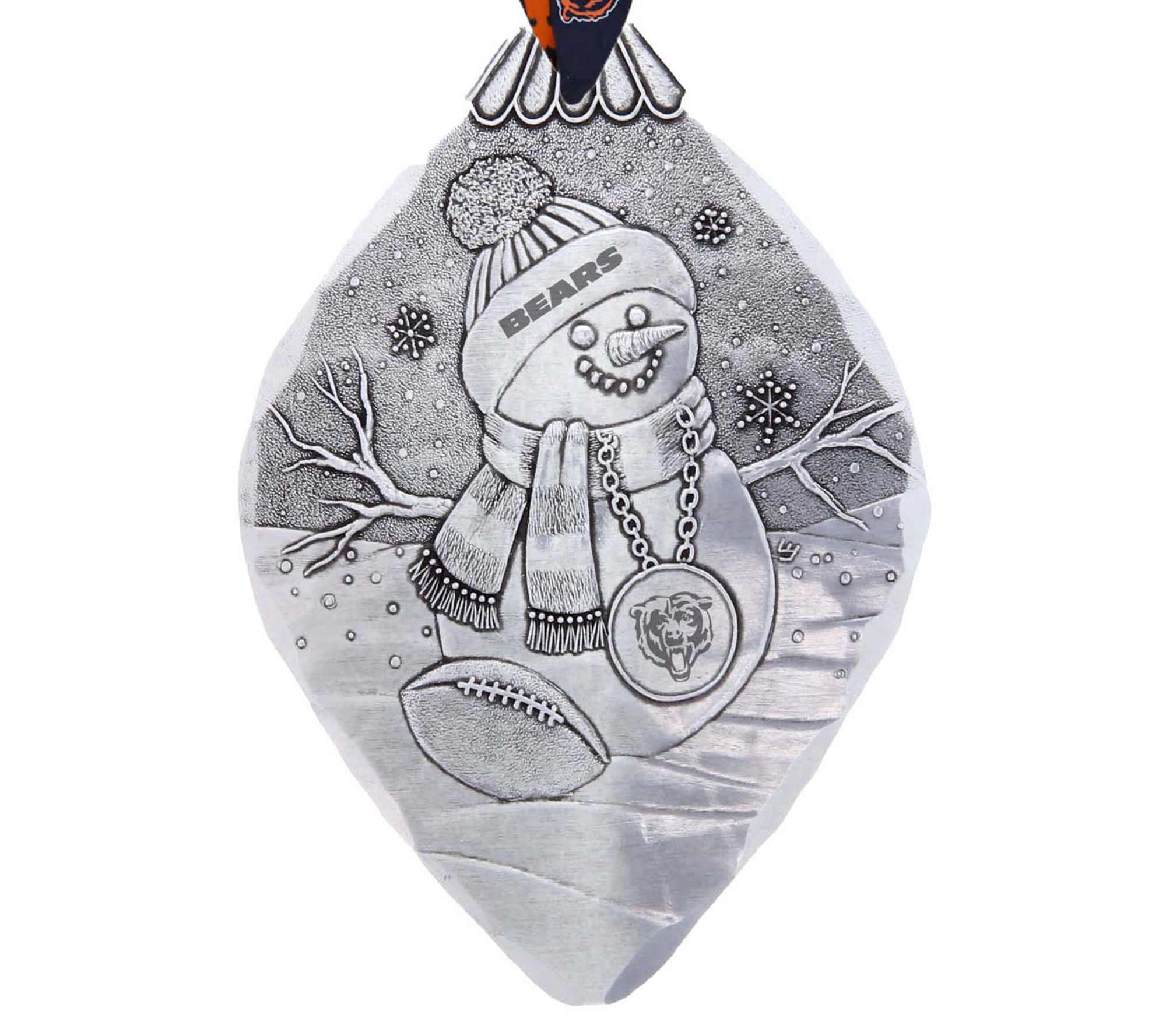 Wendell August NFL Superfan Snowman Ornament