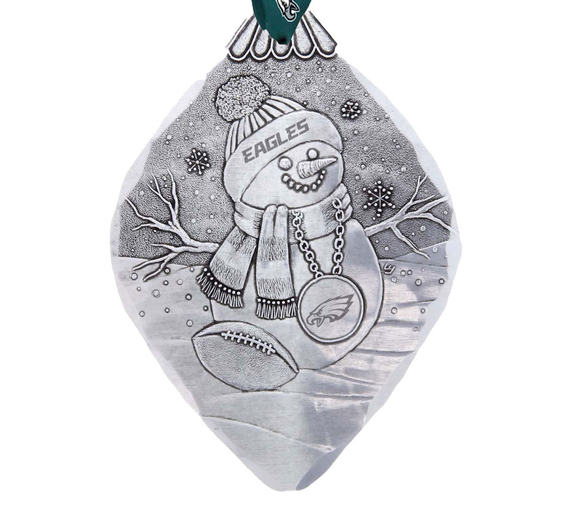 Wendell August NFL Superfan Snowman Ornament