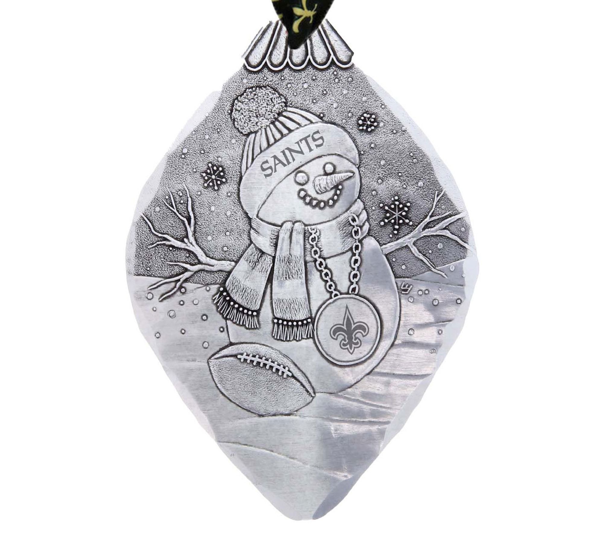 Wendell August NFL Superfan Snowman Ornament