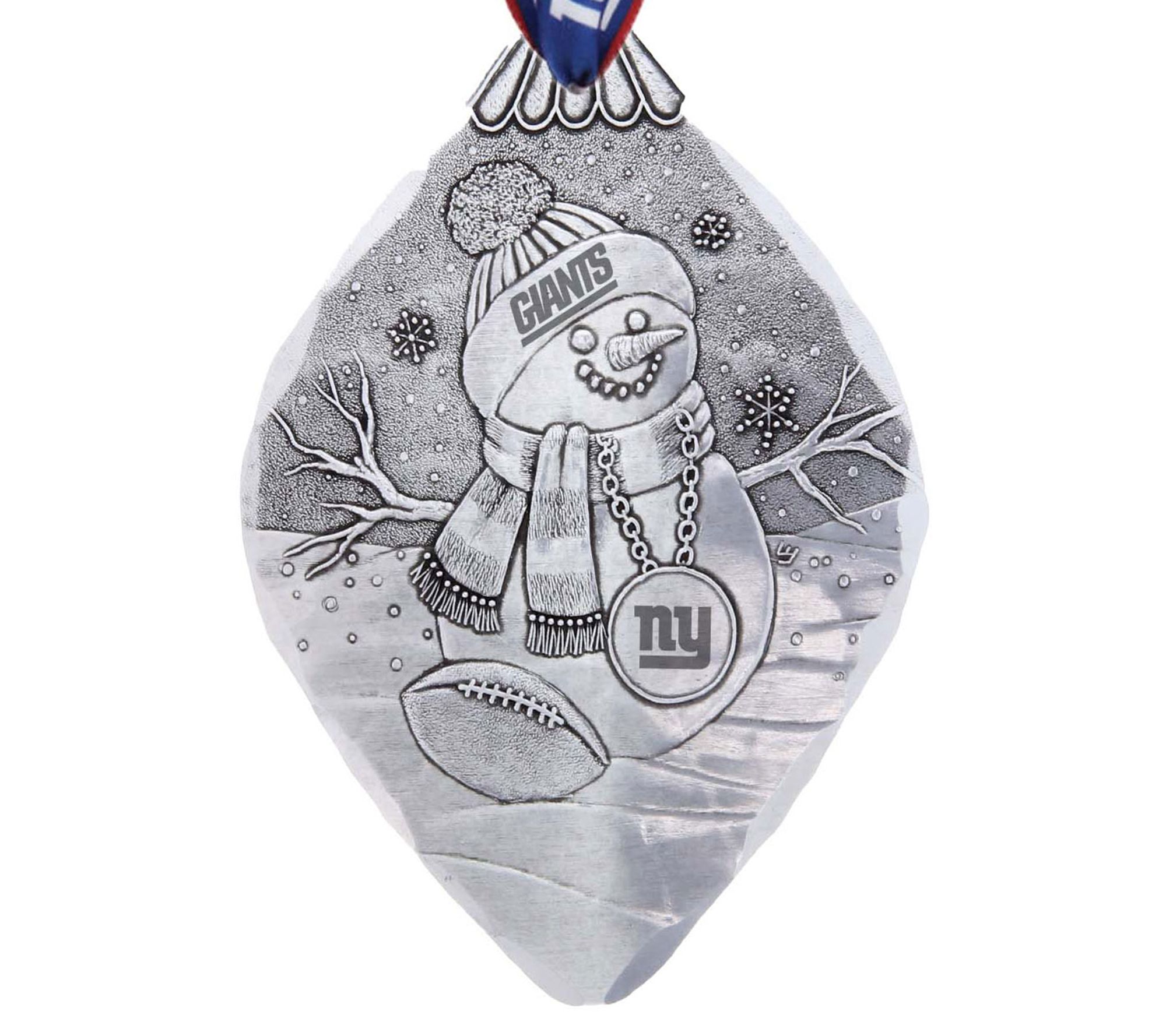 Wendell August NFL Superfan Snowman Ornament