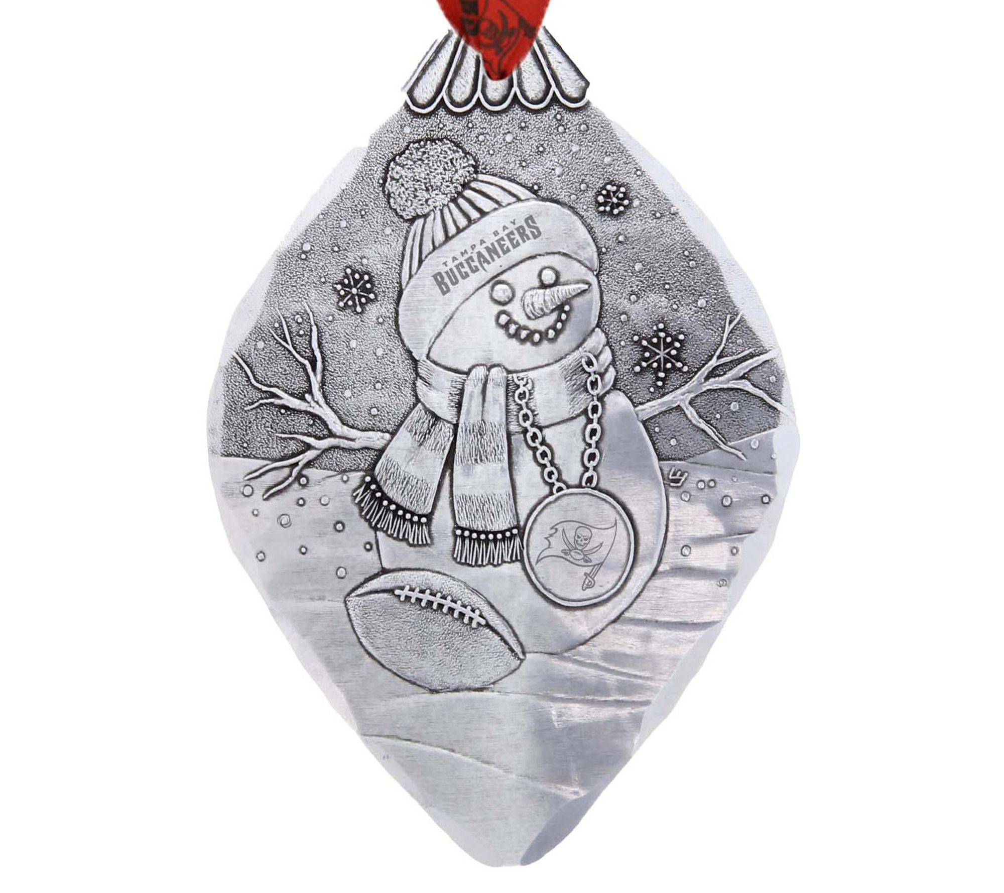 Wendell August NFL Superfan Snowman Ornament