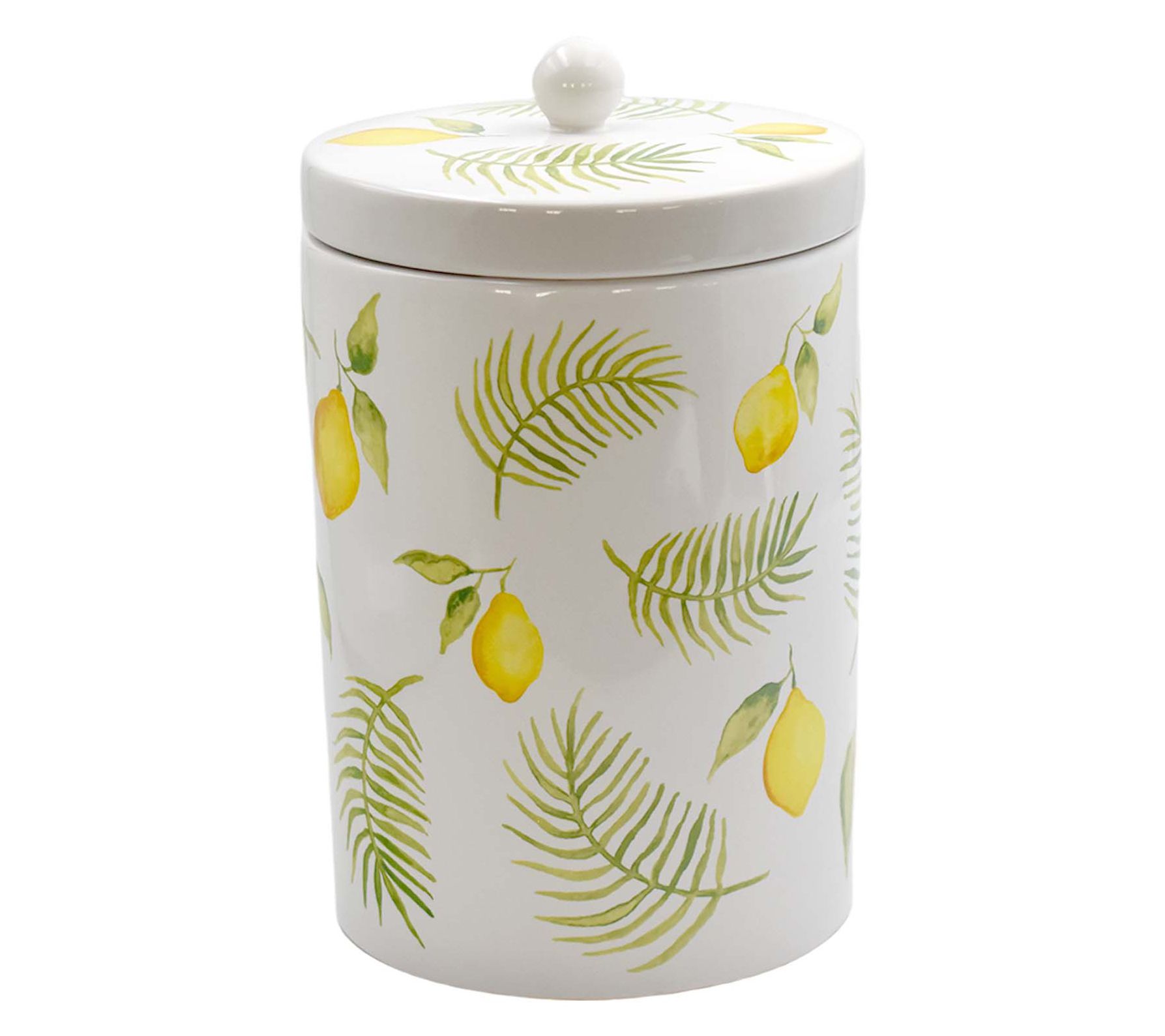 Temp-tations Seasonal 5-Quart Stoneware Lidded Canister