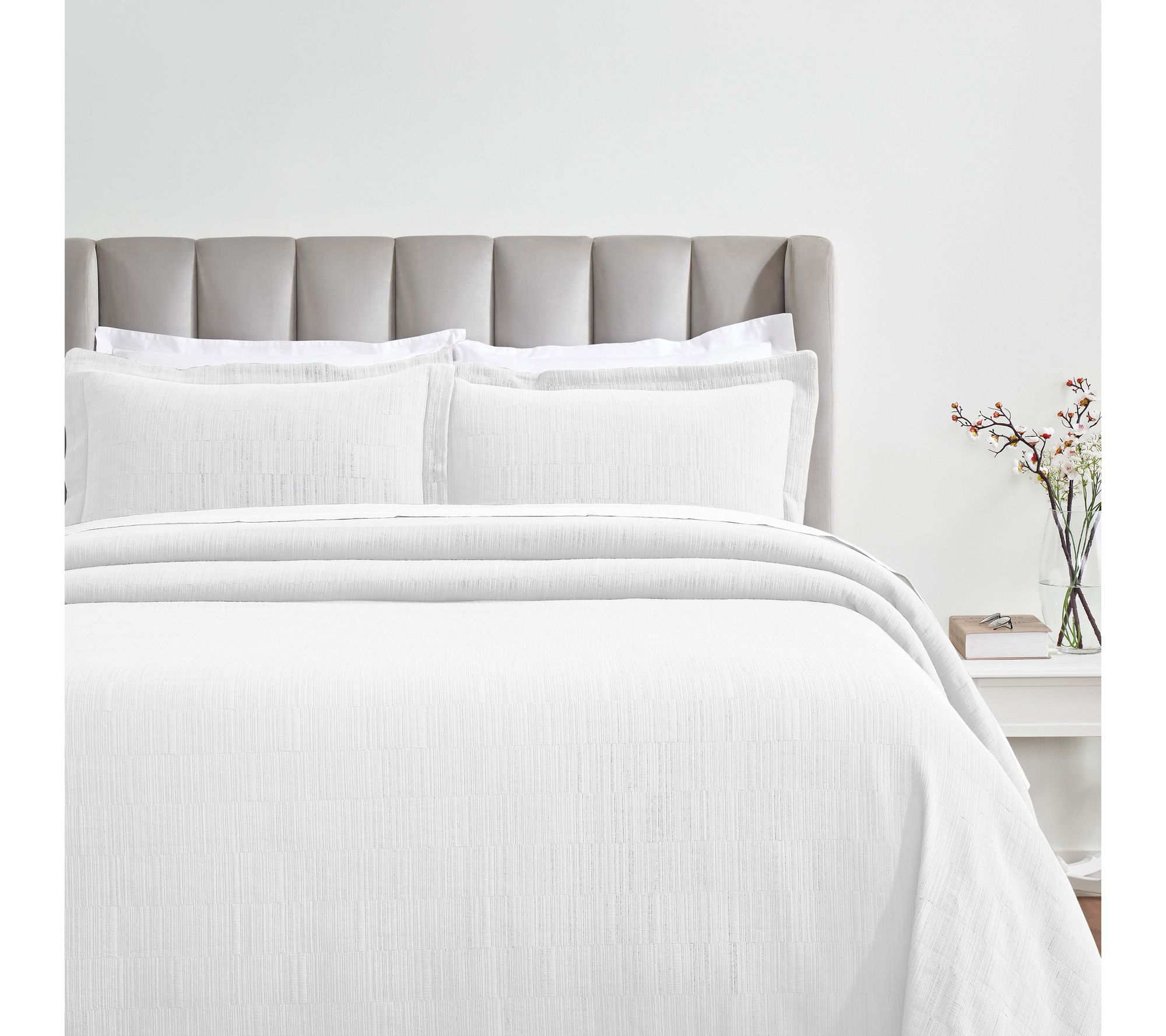 Superior Zenith Cotton Bedspread and Sham Set,Full