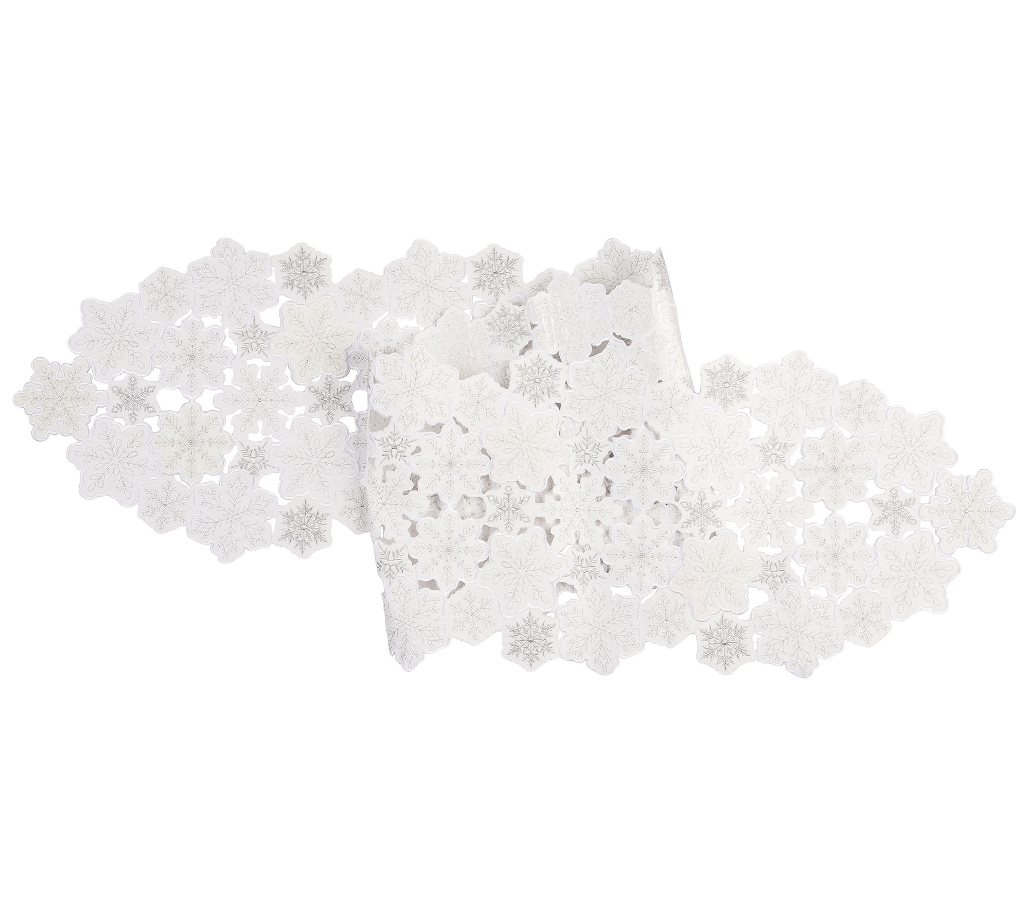 Sparkle Snowflake Table Runner by Valerie