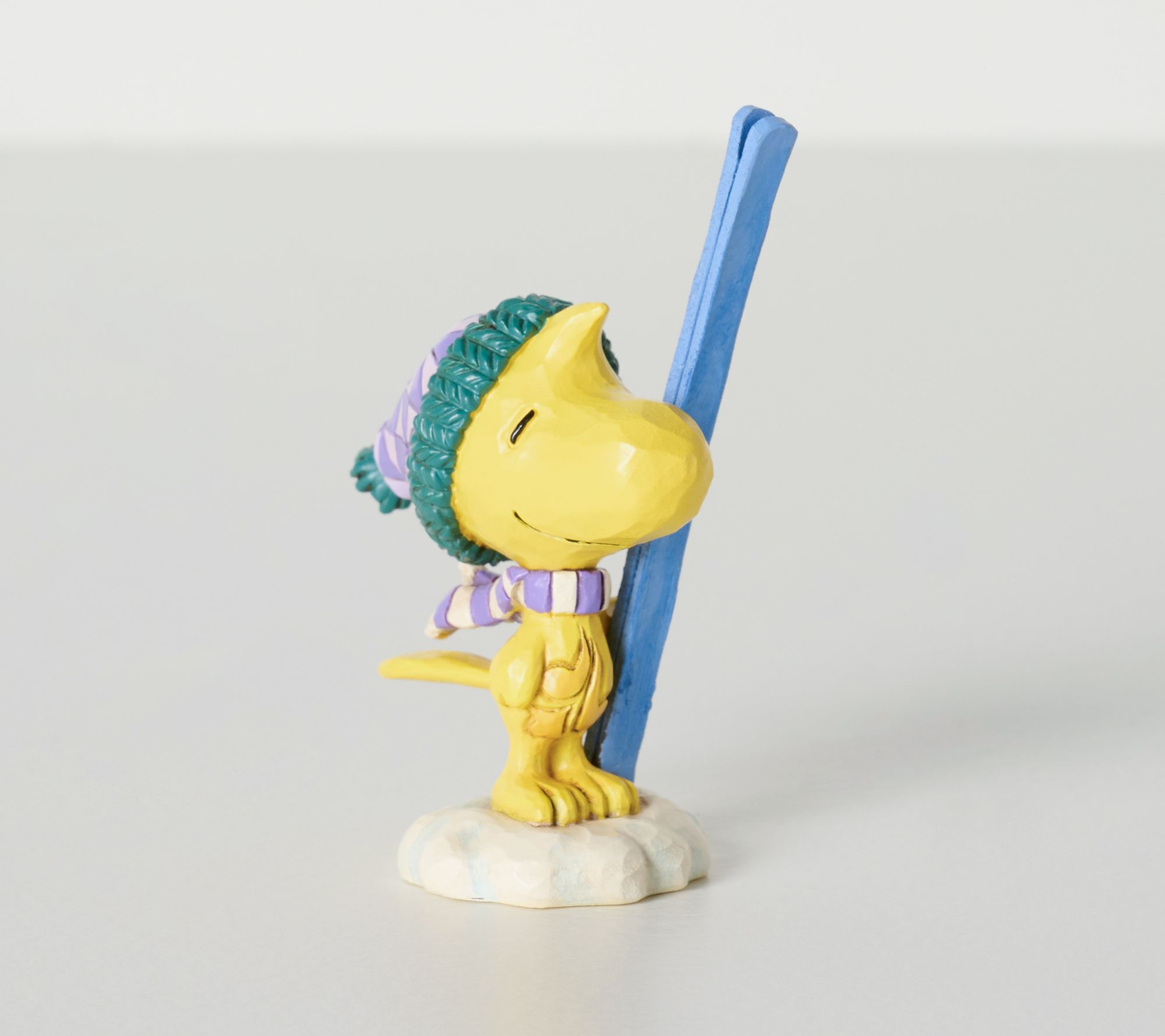 Jim Shore 3" Mini Woodstock with Skis Figurine