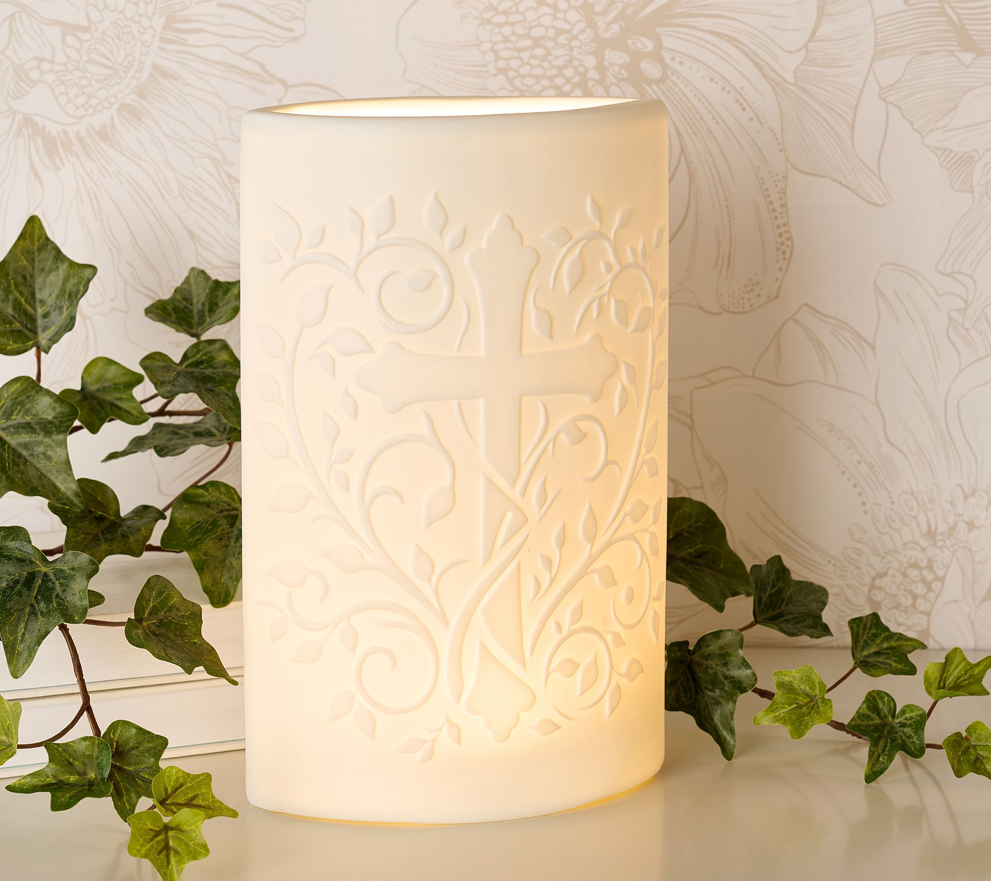 "As Is" 10" Porcelain Luminary by Valerie