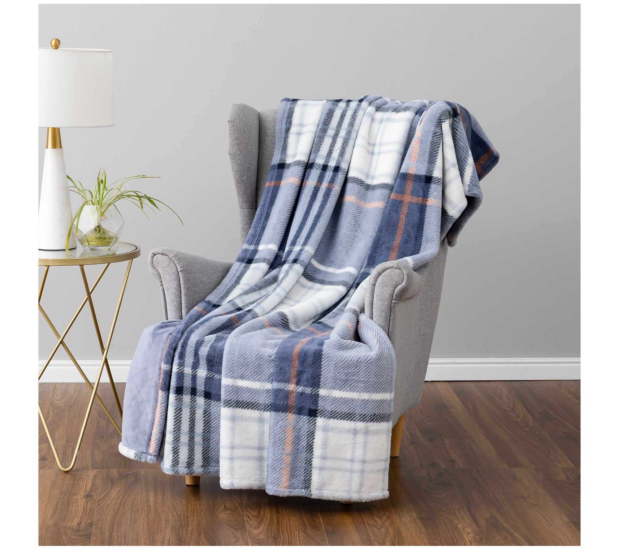 By Jill Martin 60x70 Printed Grace Fur Throw