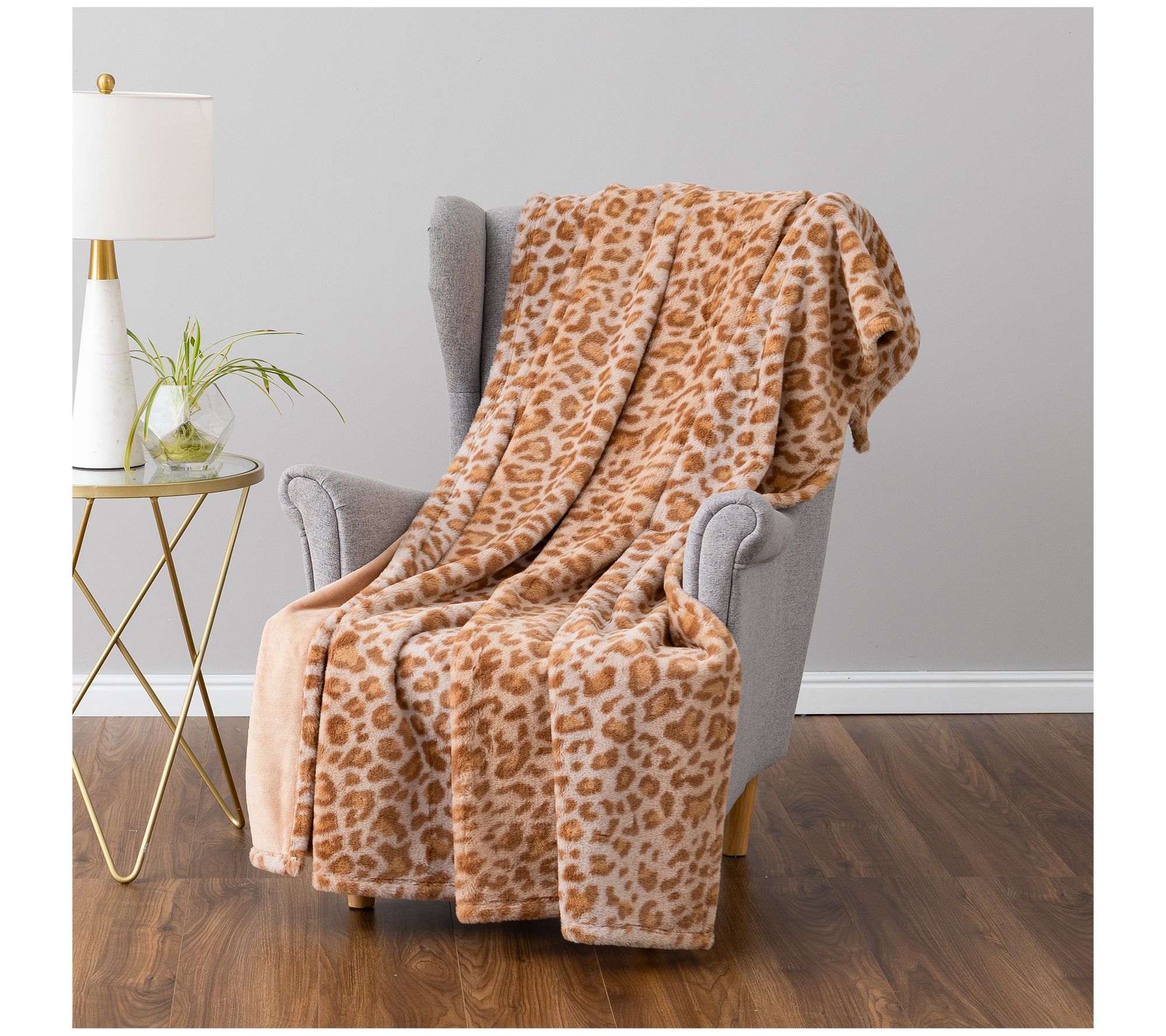 By Jill Martin 60x70 Printed Grace Fur Throw