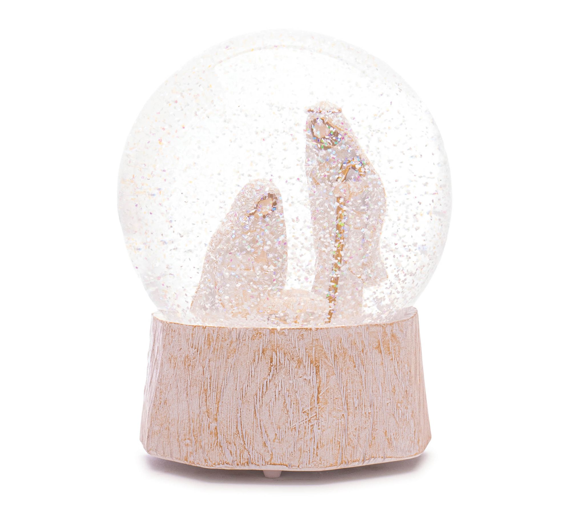 Melrose Musical Nativity Scene Snow Globe 5.75"H