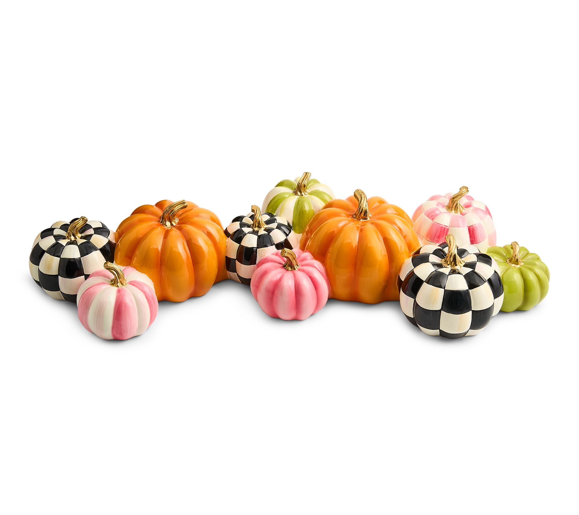 "As Is" MacKenzie- Childs Confetti Pumpkin Cluster