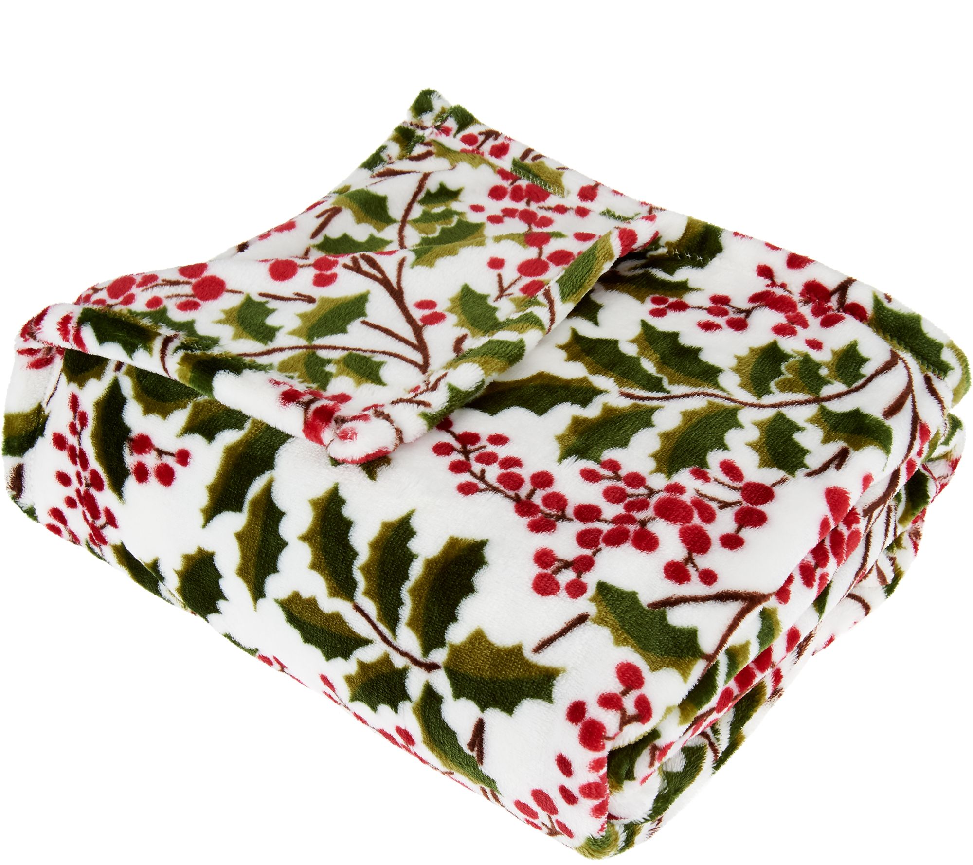 Berkshire Set of 2 Velvet Soft 55" x 70" Winter Throws