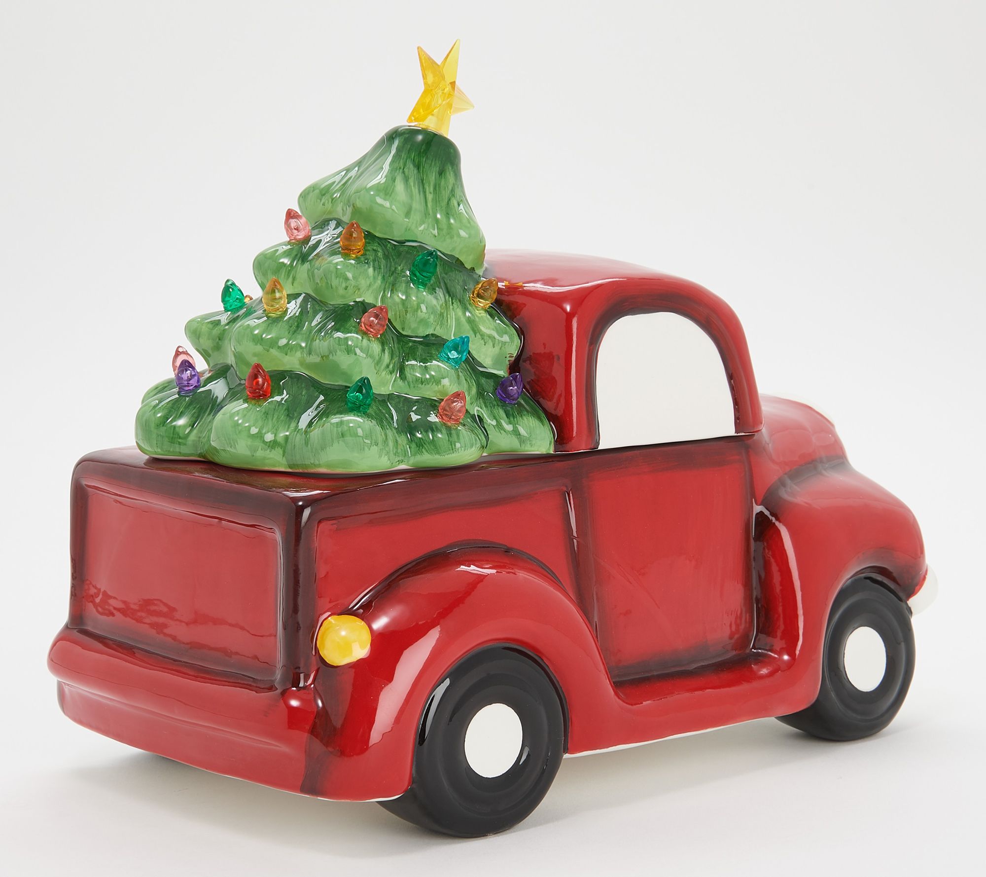 Mr. Christmas LED Truck Cookie Jar - 10x7x7” - cocktailvacations.com