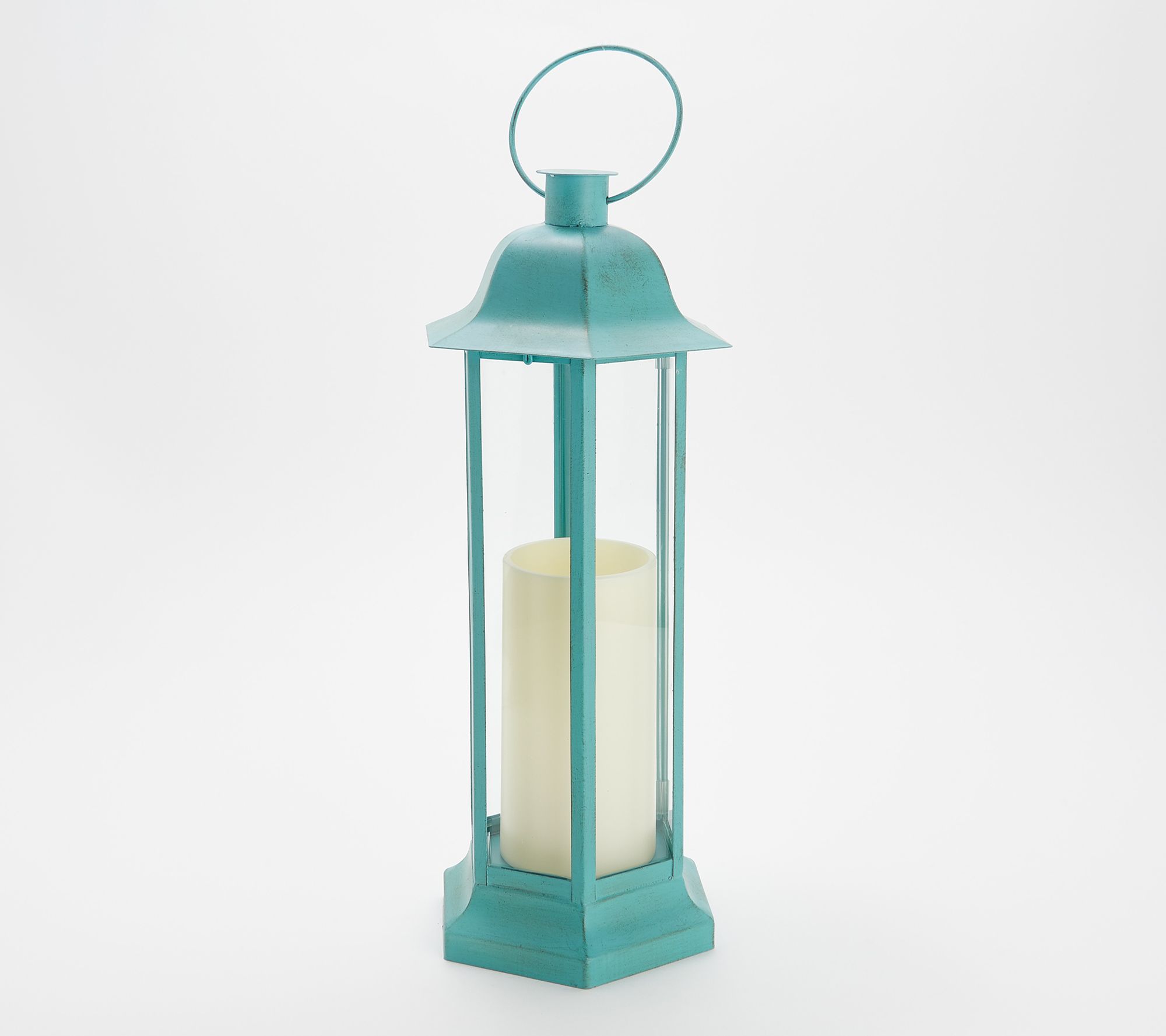 Lightscapes 23" Indoor/Outdoor Lantern with Flameless Candle