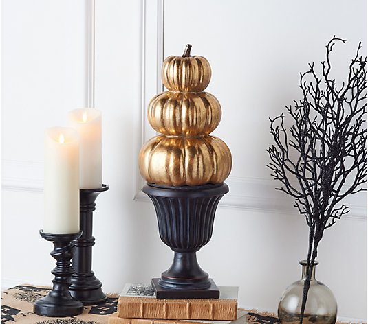 Simply Stunning 20" Pumpkin Topiary by Janine Graff