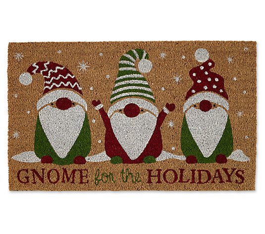 Design Imports Gnome for the Holidays 18" x 30"Doormat