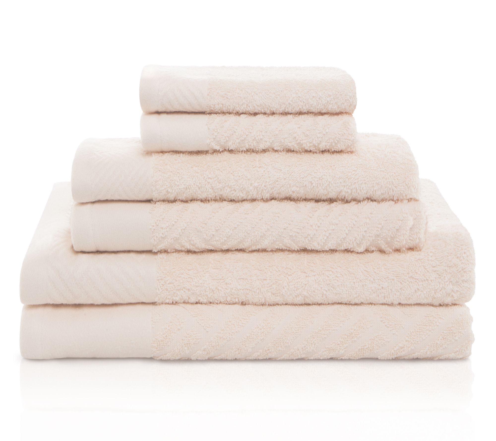  SUPERIOR Egyptian Cotton 6-Piece Towel Set, Bathroom