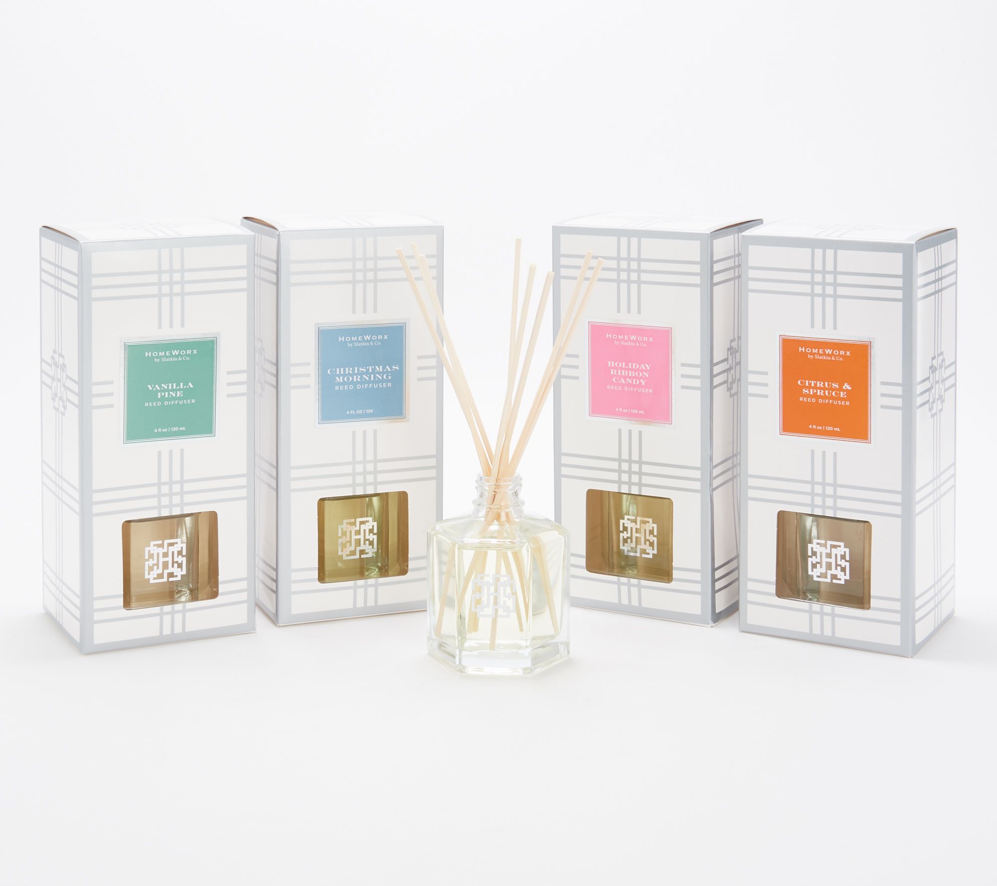 HomeWorx by Slatkin & Co. S/2 Reed Stick Diffusers