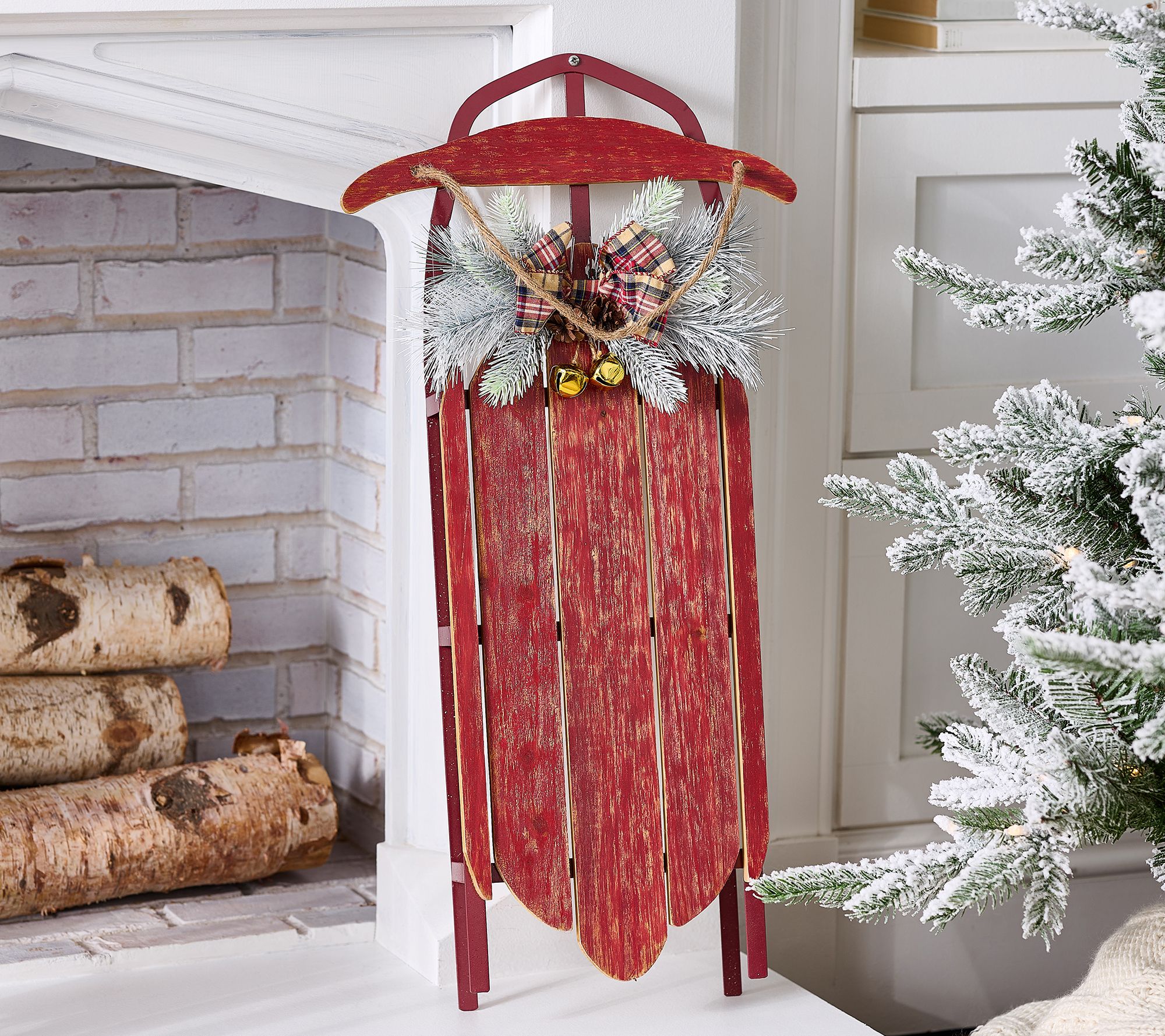 Vintage christmas decor-Santa's sleigh
