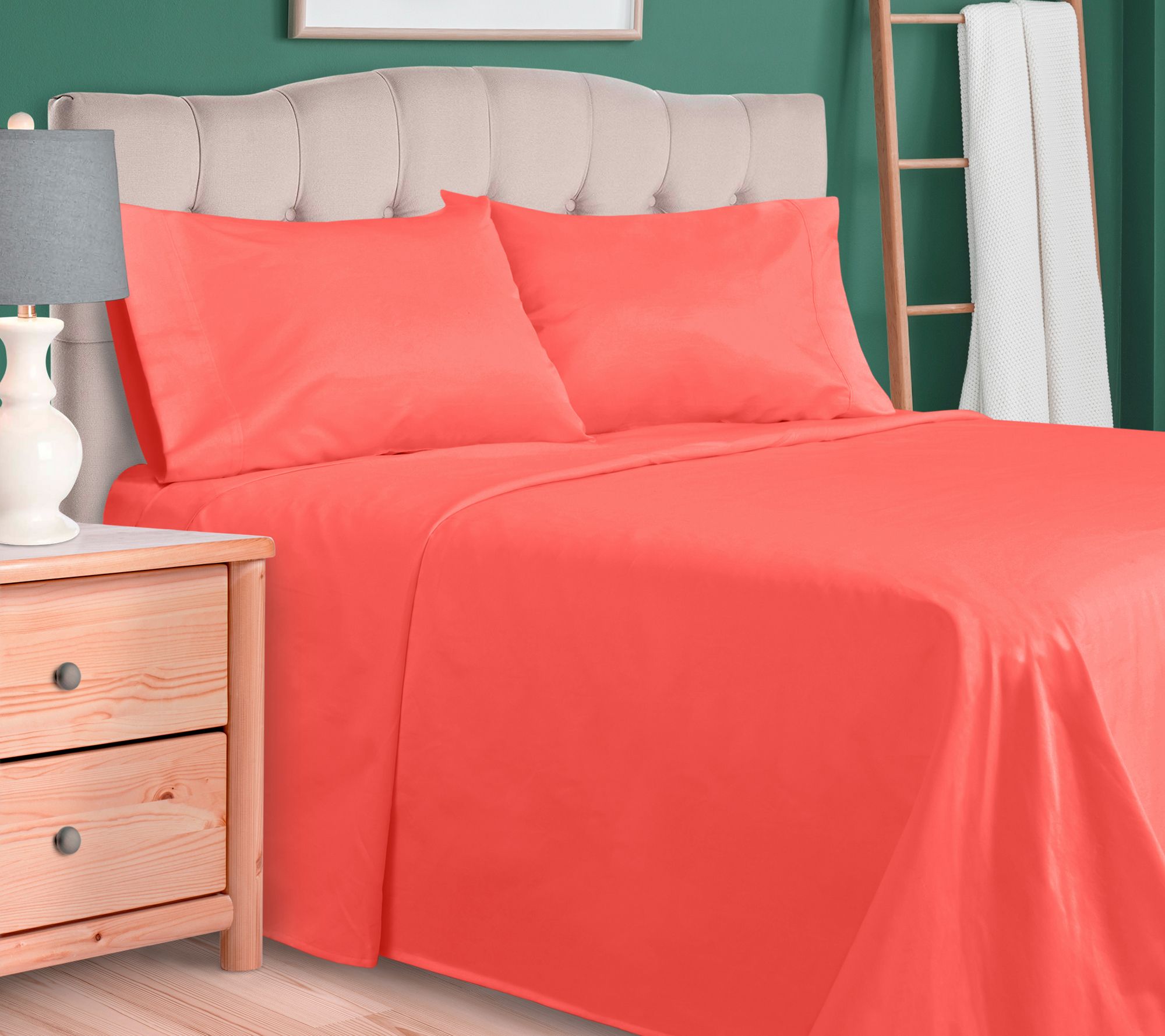 Superior 300 TC Egyptian Cotton Deep Pocket Sheets Set, Full